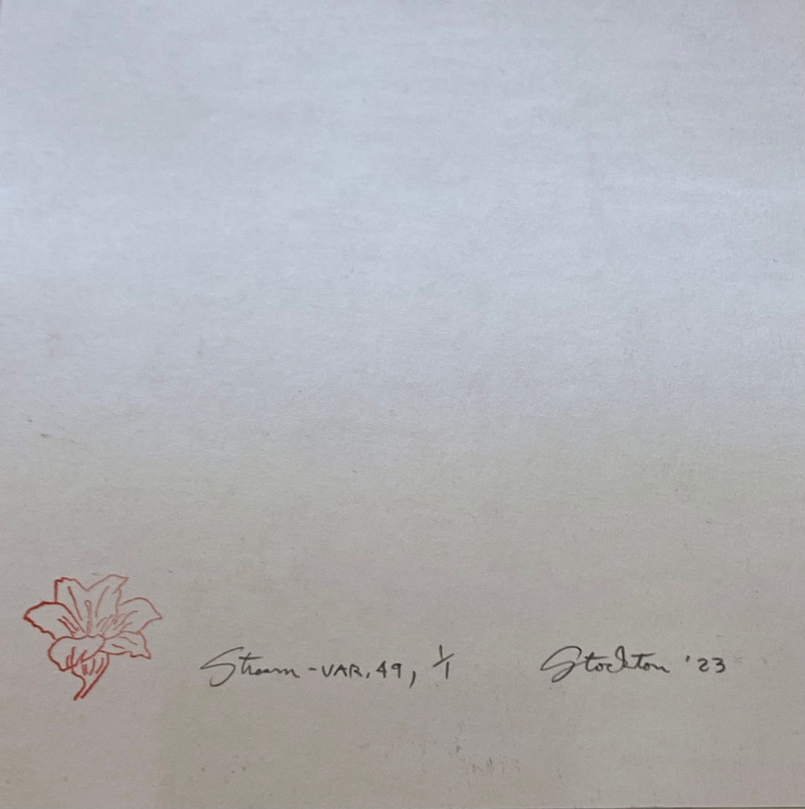 Eve Stockton, Stream Var. 49, 2023