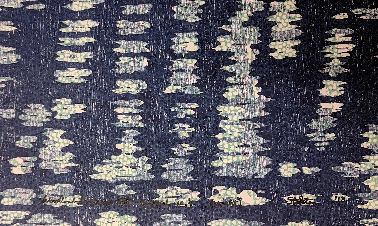 Eve Stockton, Woodland Landscape VIII Diptych 10 Right, 2013