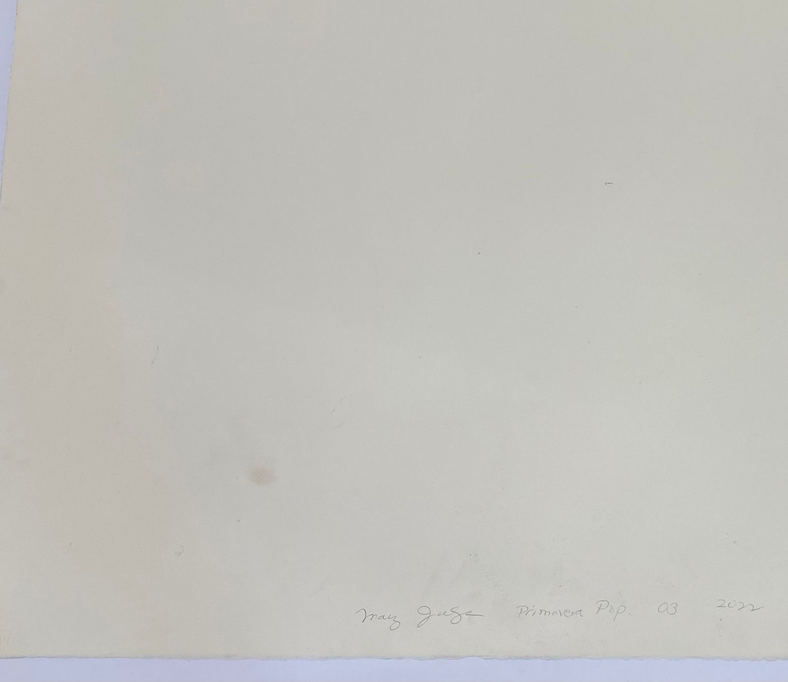 Mary Judge, Primavera Pop 03, 2022