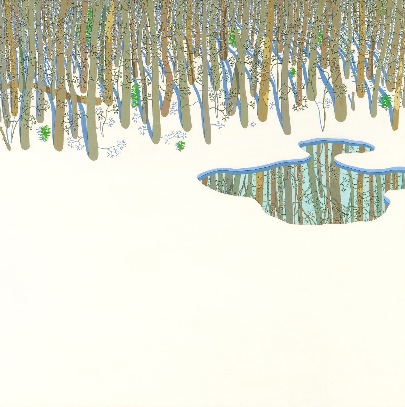 Gregory Hennen, The Spring's Entrance, Wyatt Mountain Pond, 2014