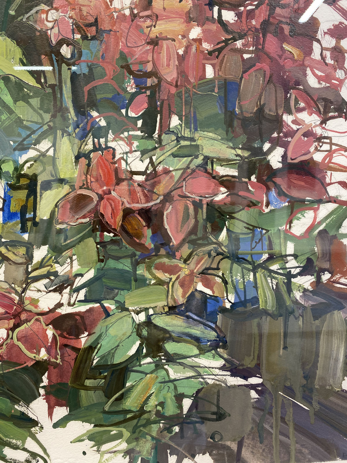 Francis Sills, Red Flowers, 2014