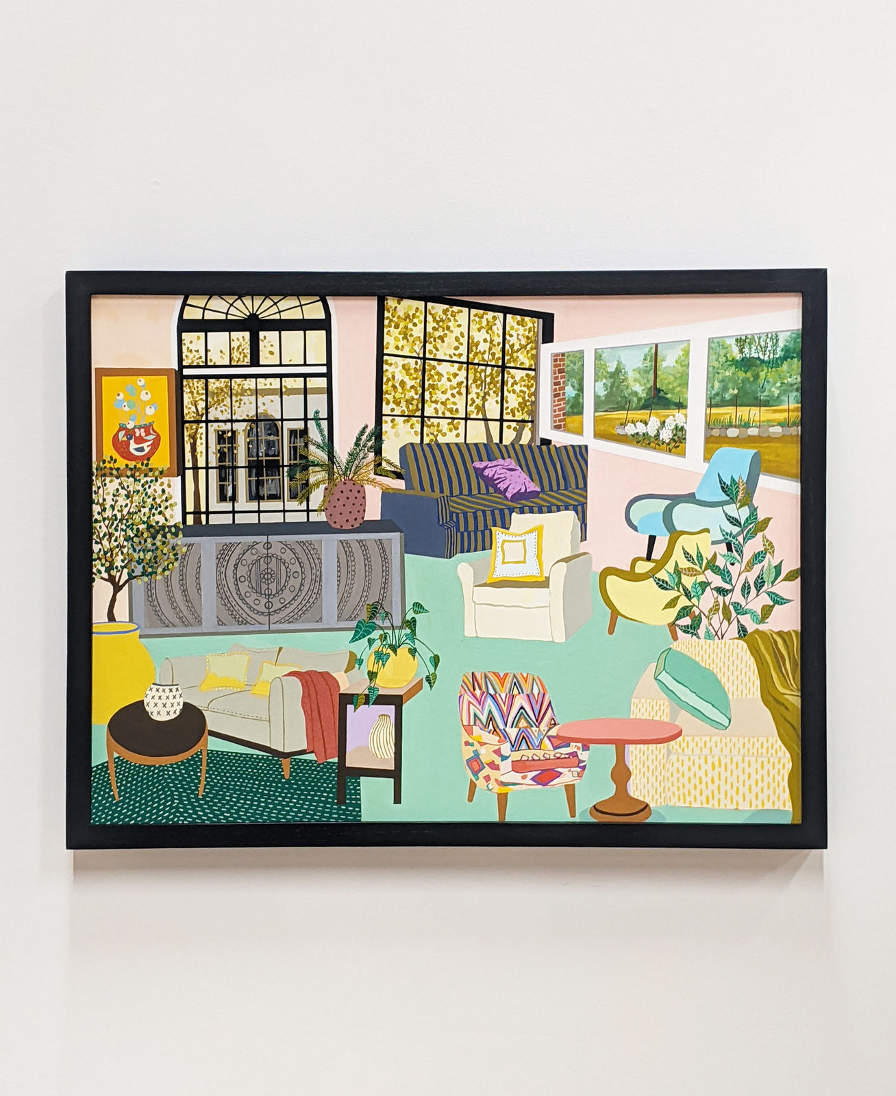 Yayoi Asoma, Untitled 28 (Green Rug), 2022