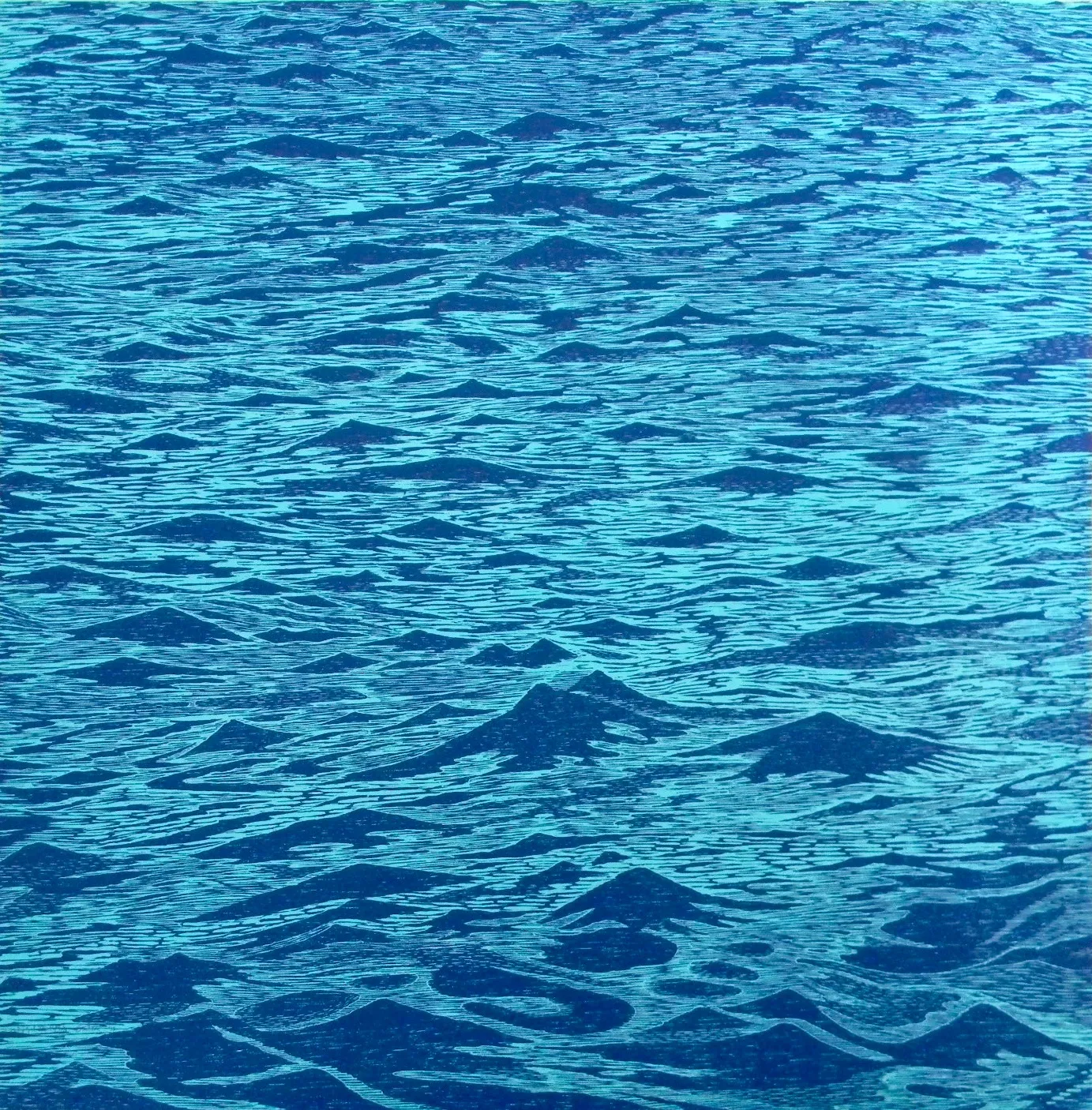 Eve Stockton, Big Seascape Diptych XII (left), 2015