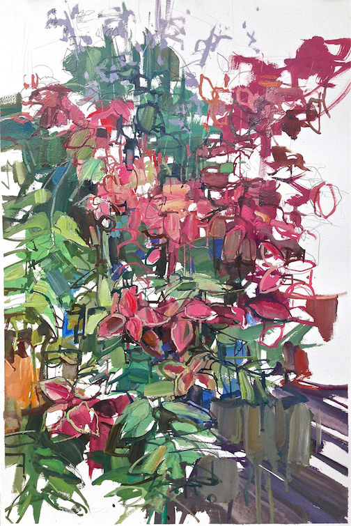 Francis Sills, Red Flowers, 2014