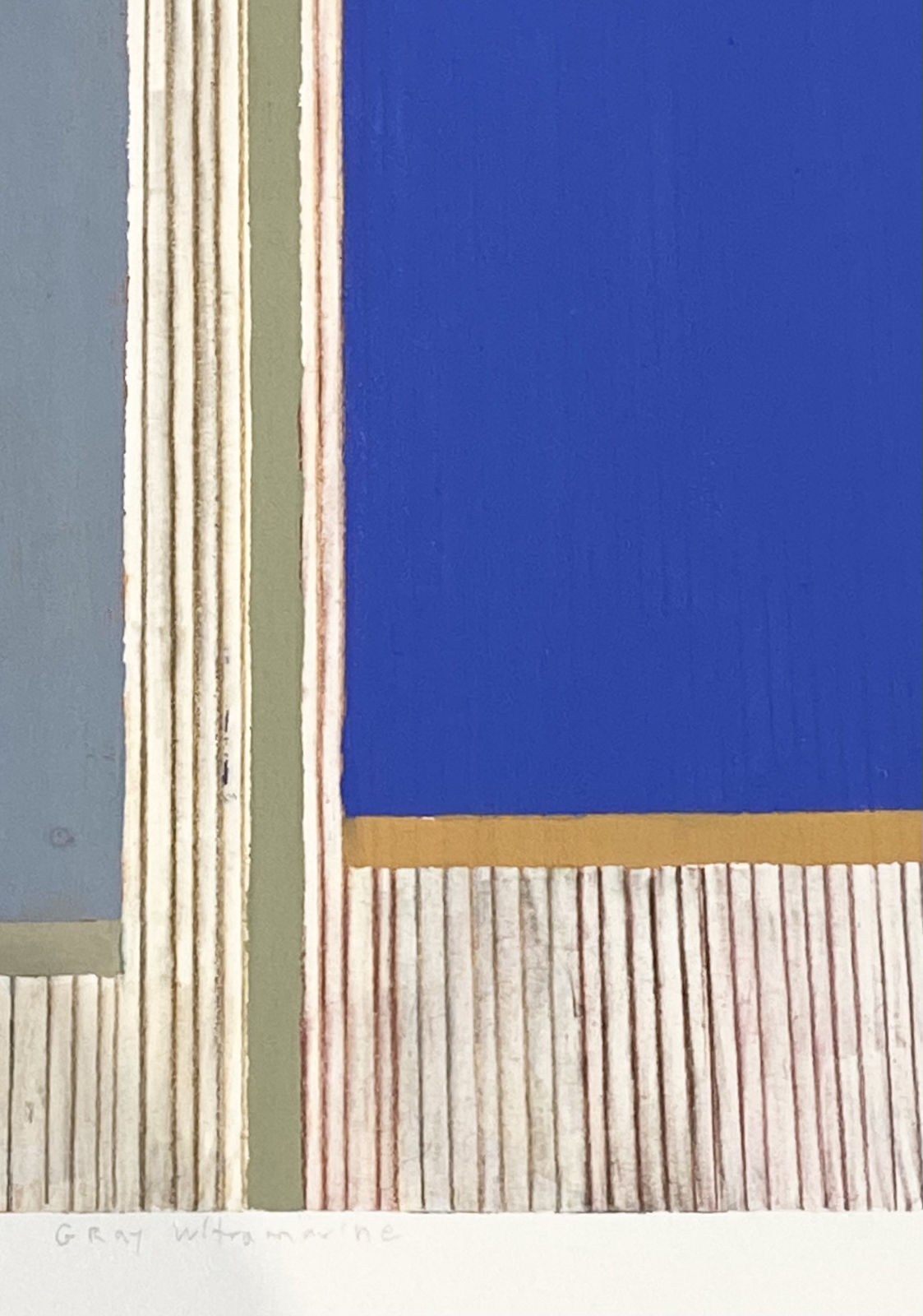 Elizabeth Gourlay (estate), Gray ultramarine, 2020