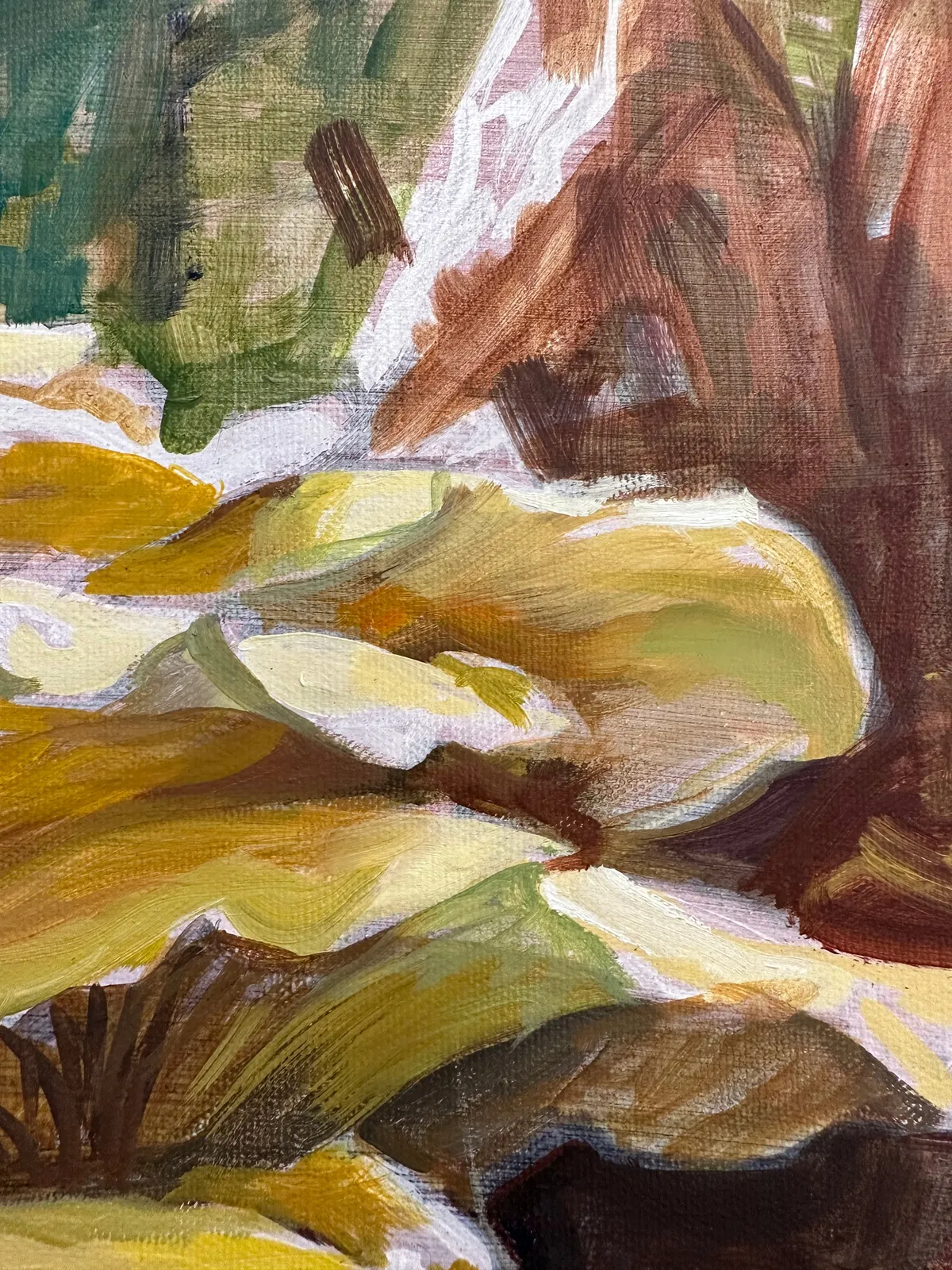 Andrea Kantrowitz, Study for Golden Oysters 2, 2023