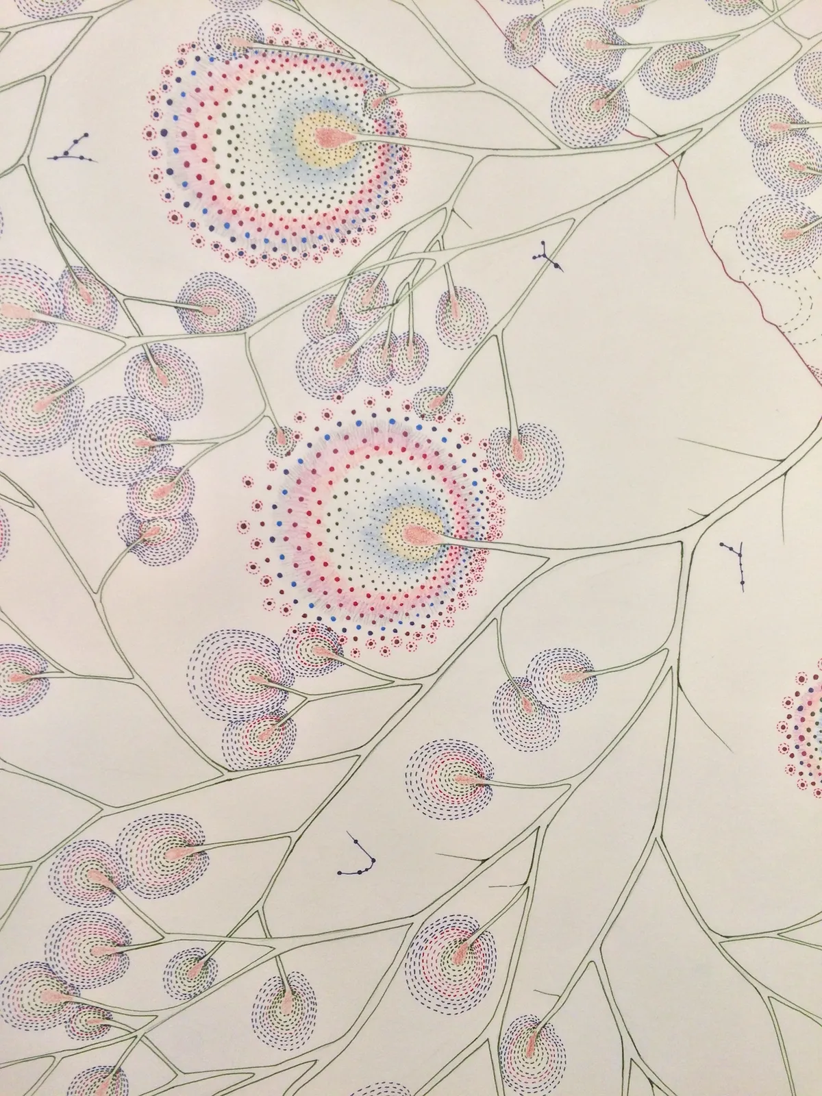 Sarah Morejohn, Torn Dandelion Tree, 2016