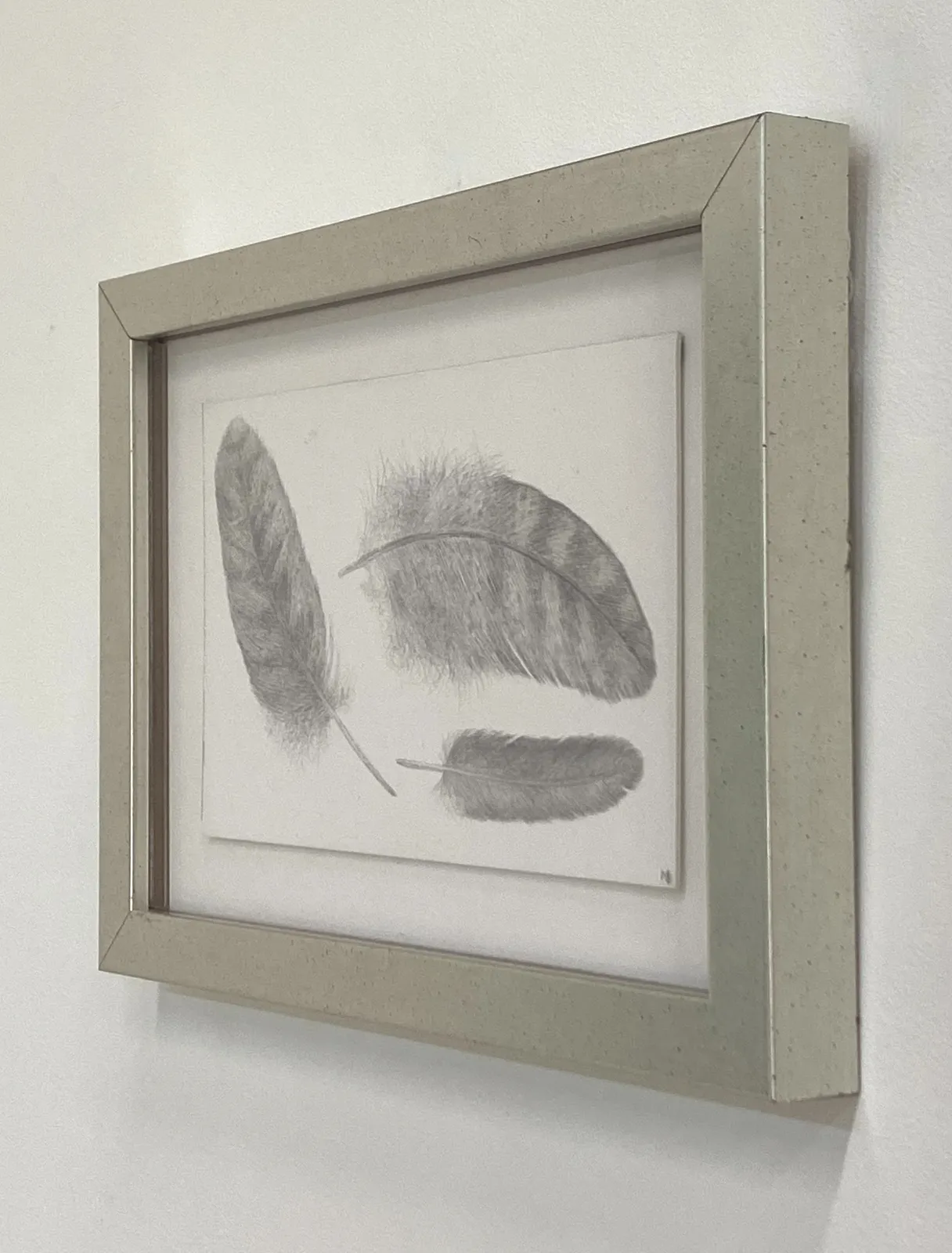 Margot Glass, Three Feathers, 2021