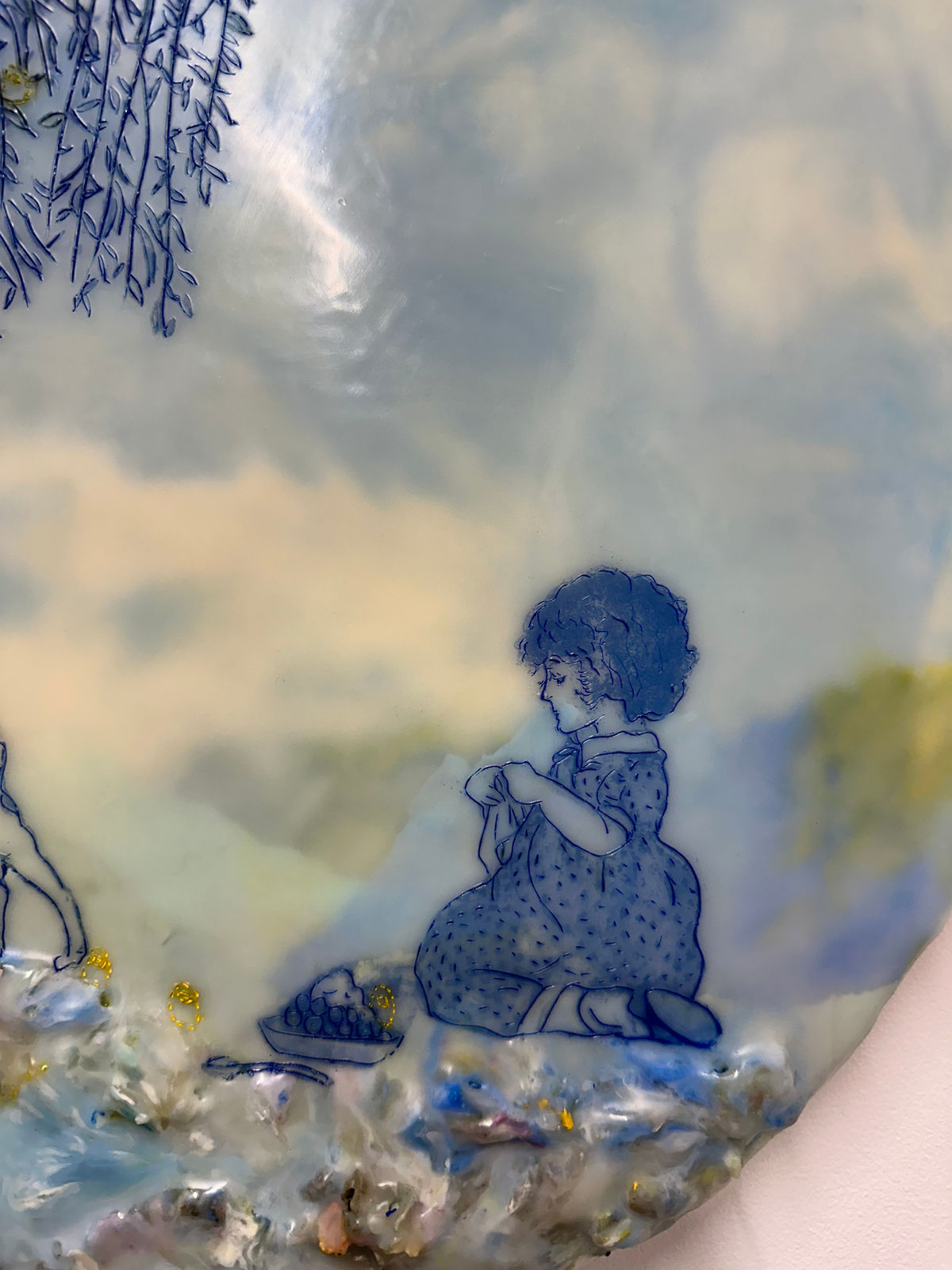 Cecile Chong, Different Needs (in Blue), 2023