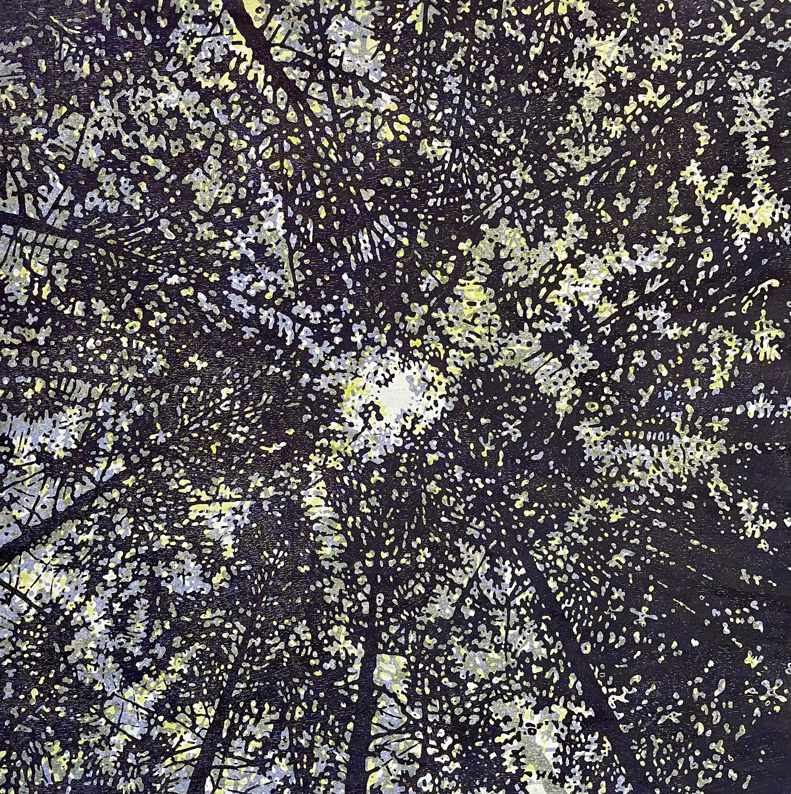 Eve Stockton, Woodland Skyscape variation 139