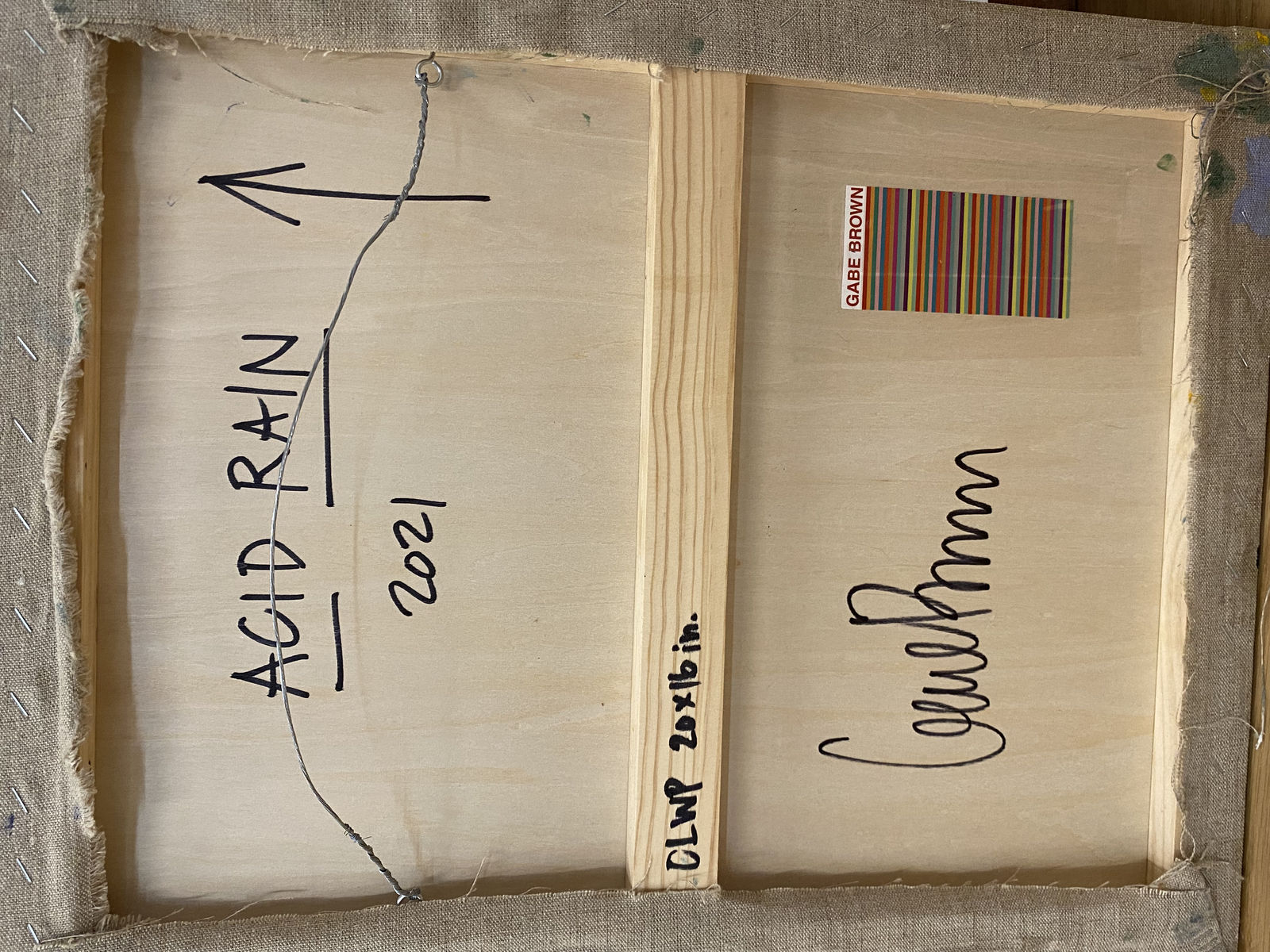 Gabe Brown, Acid Rain, 2021