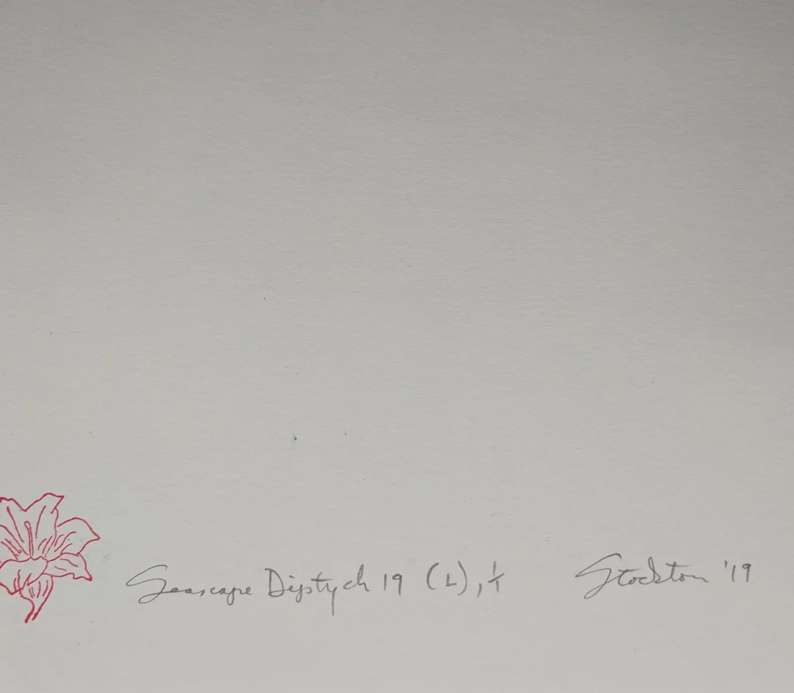 Eve Stockton, Seascape Diptych 19, 2019