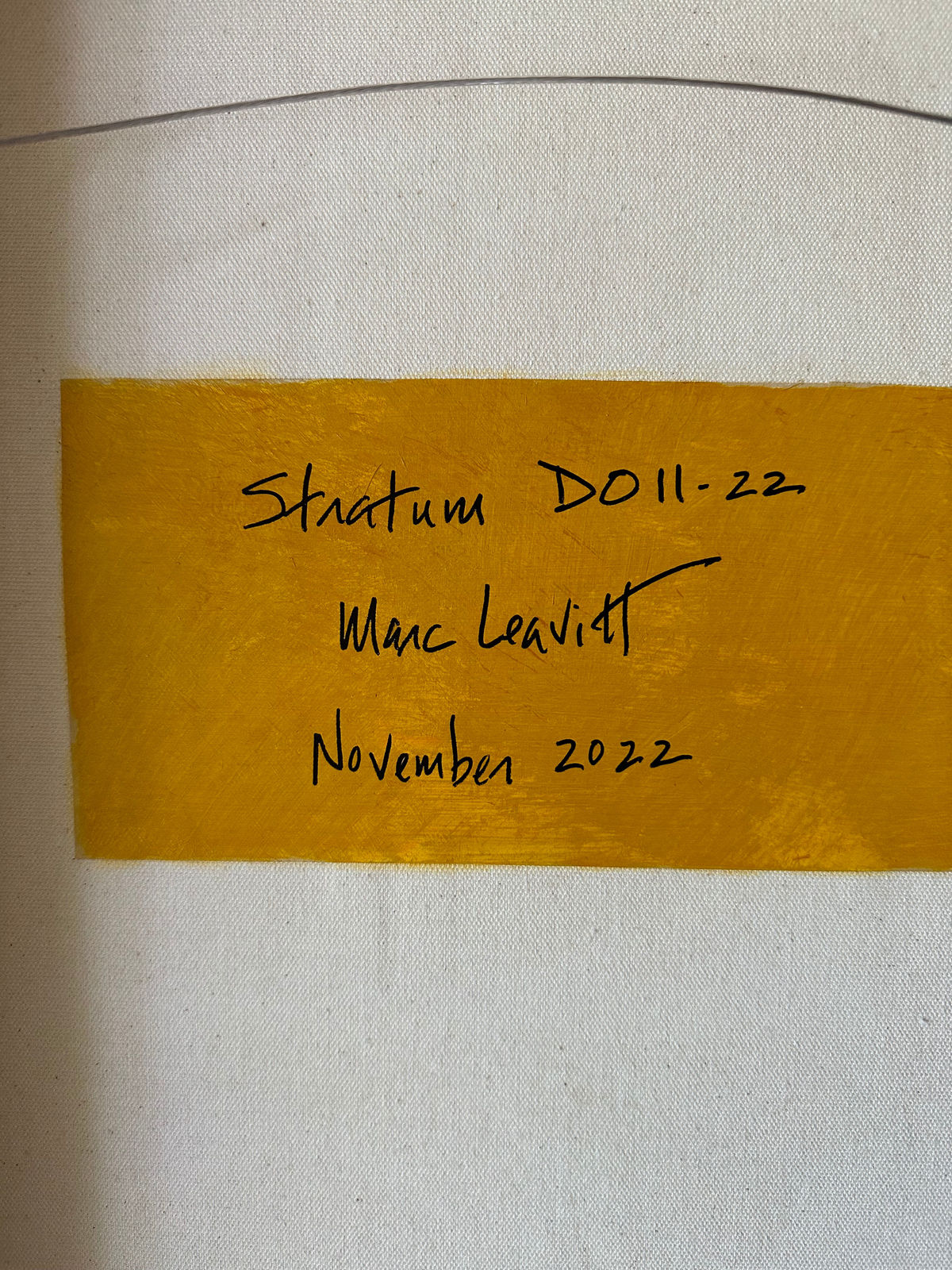 Marc Leavitt, Stratum DO11-22, 2022