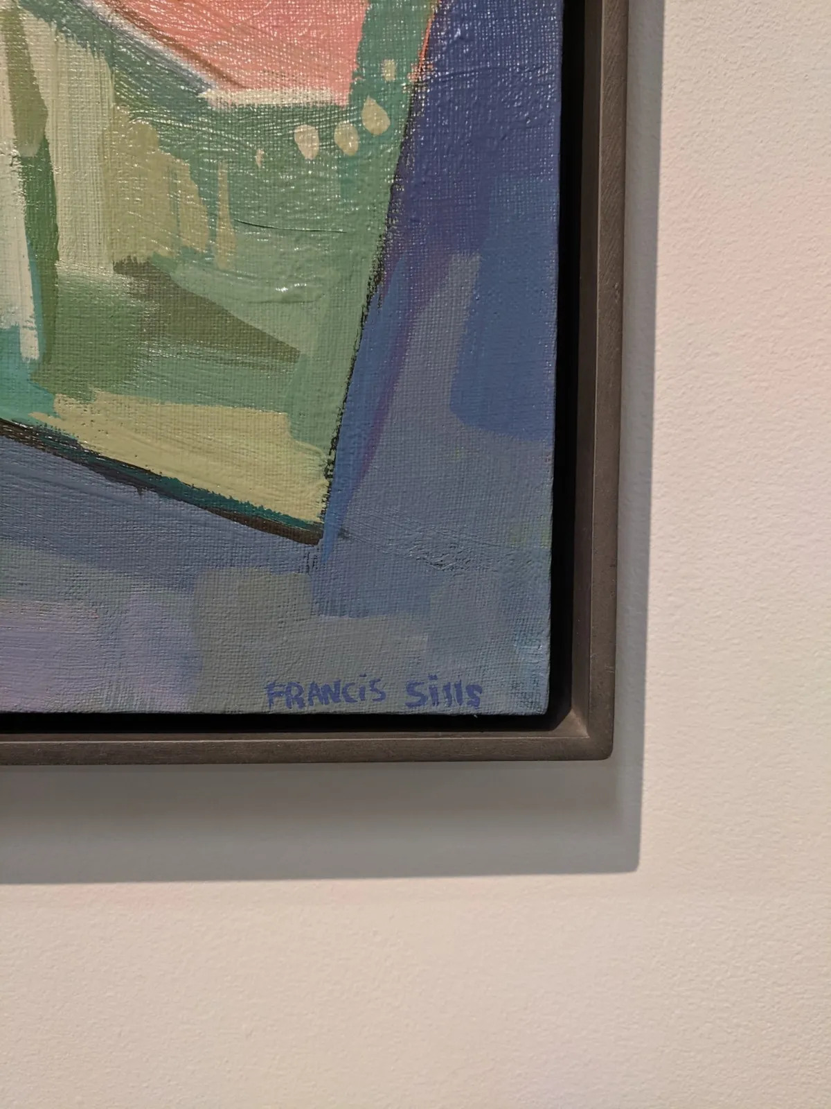 Francis Sills, Flowers (reflected), 2018