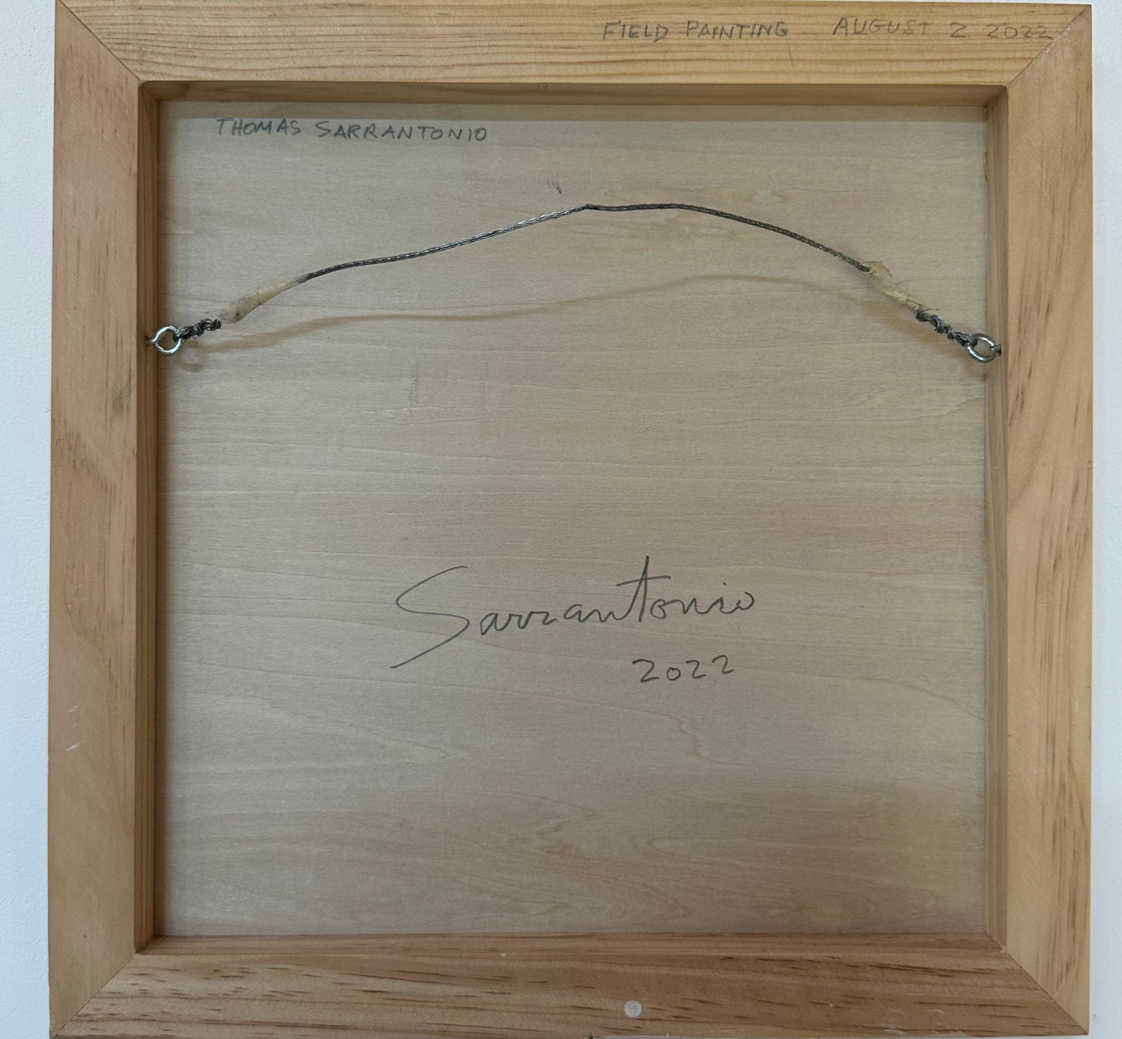 Thomas Sarrantonio, Field Painting August 2, 2022