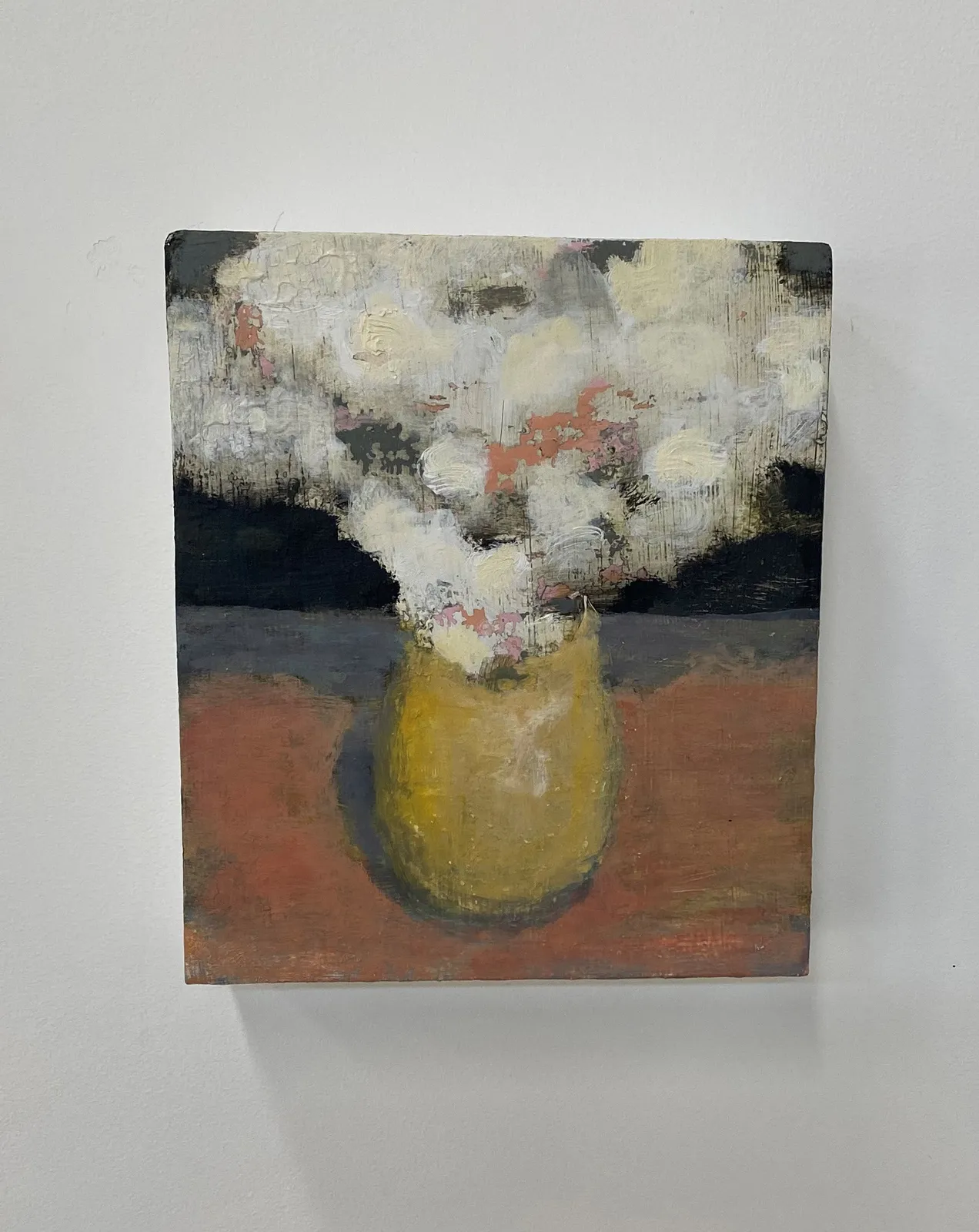 David Konigsberg, Bouquet In Yellow Vase, 2021