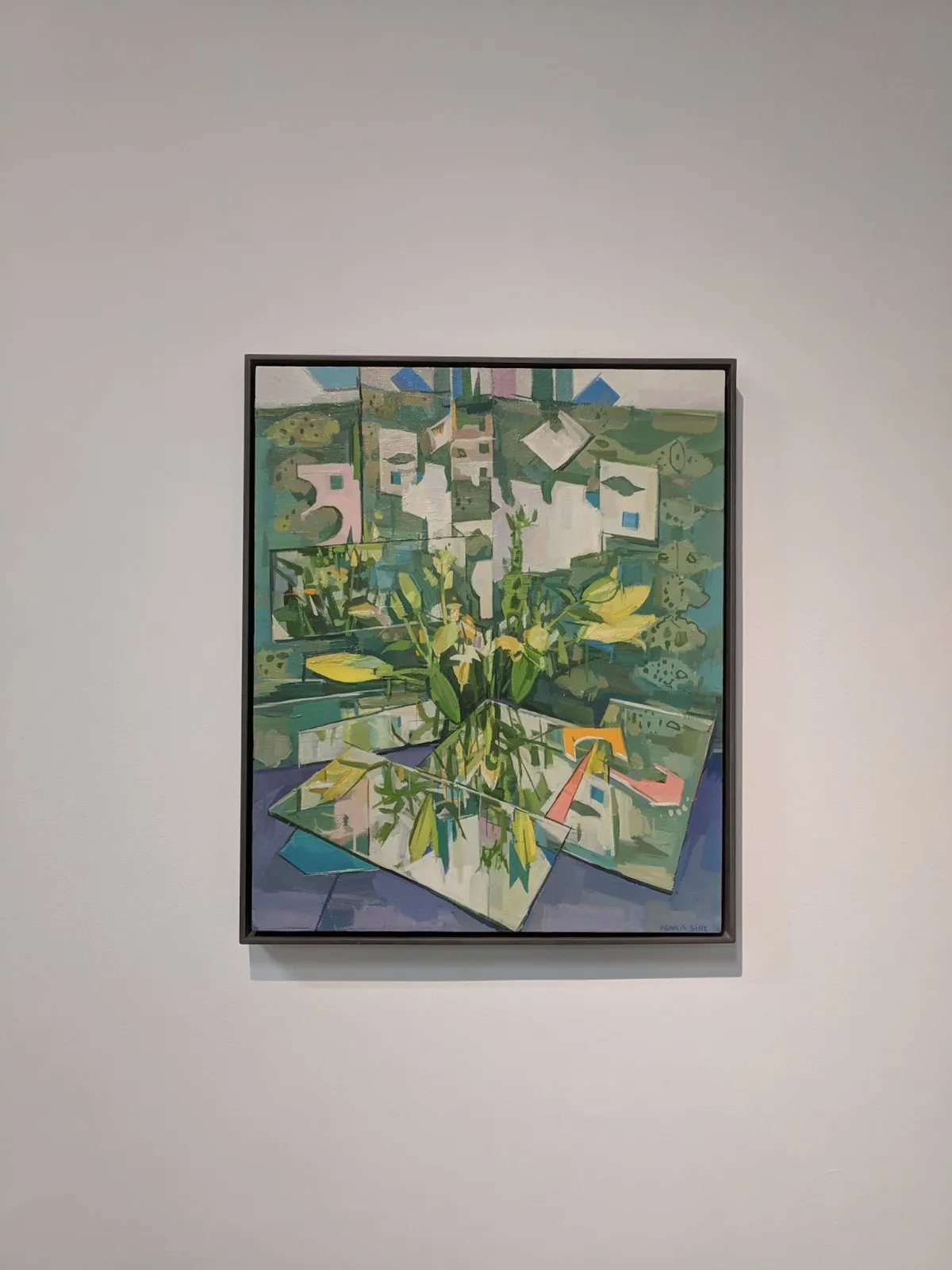 Francis Sills, Flowers (reflected), 2018