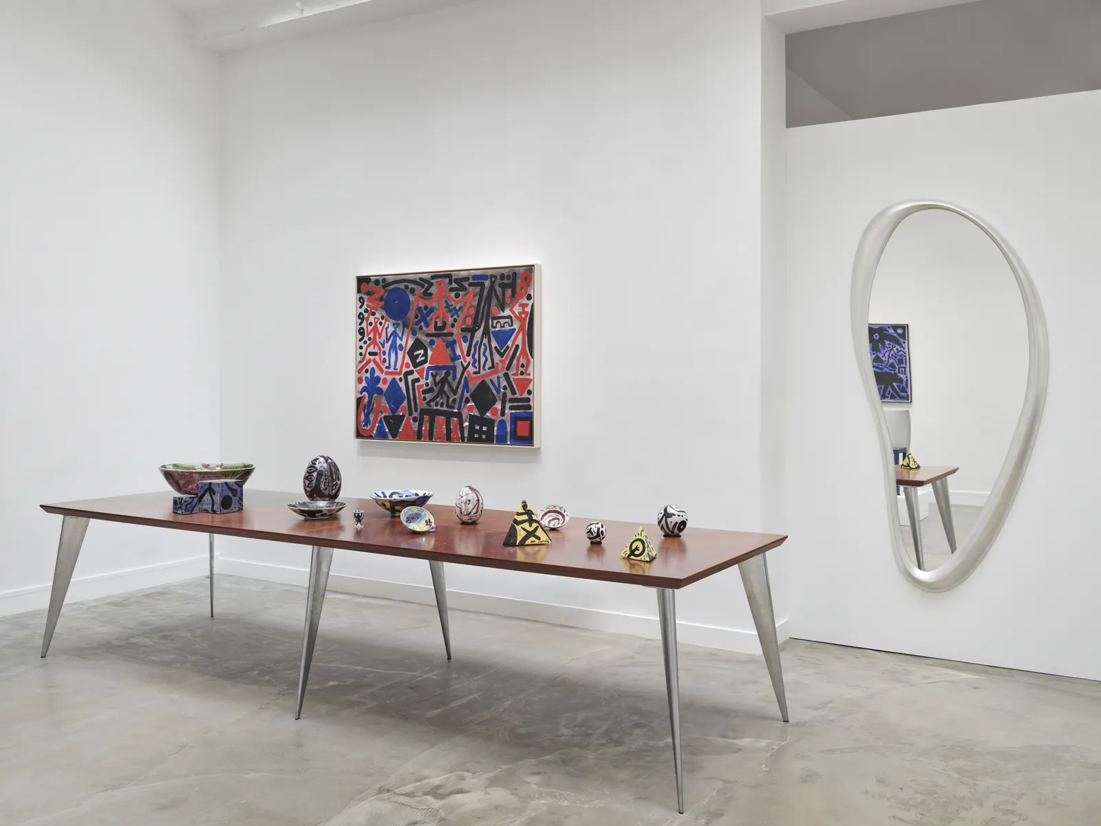 Philippe Starck (b. 1949), Très probablement unique table modèle Lang, Ca. 1988