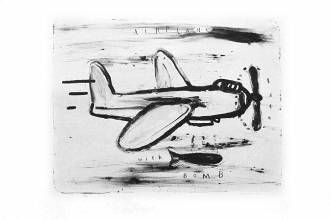 David Lynch, Airplane with Bomb, 2010