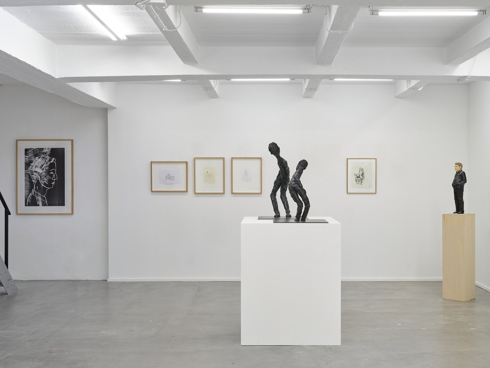 Stephan Balkenhol, Gedrehter Mann I & II, 2003