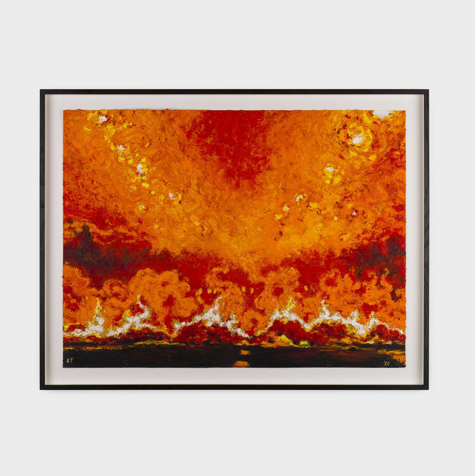 Koen Theys, Burning Street II, 2020