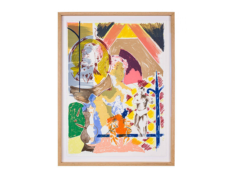 Jon Pilkington, Fight for prize horses (harlequin), 2019