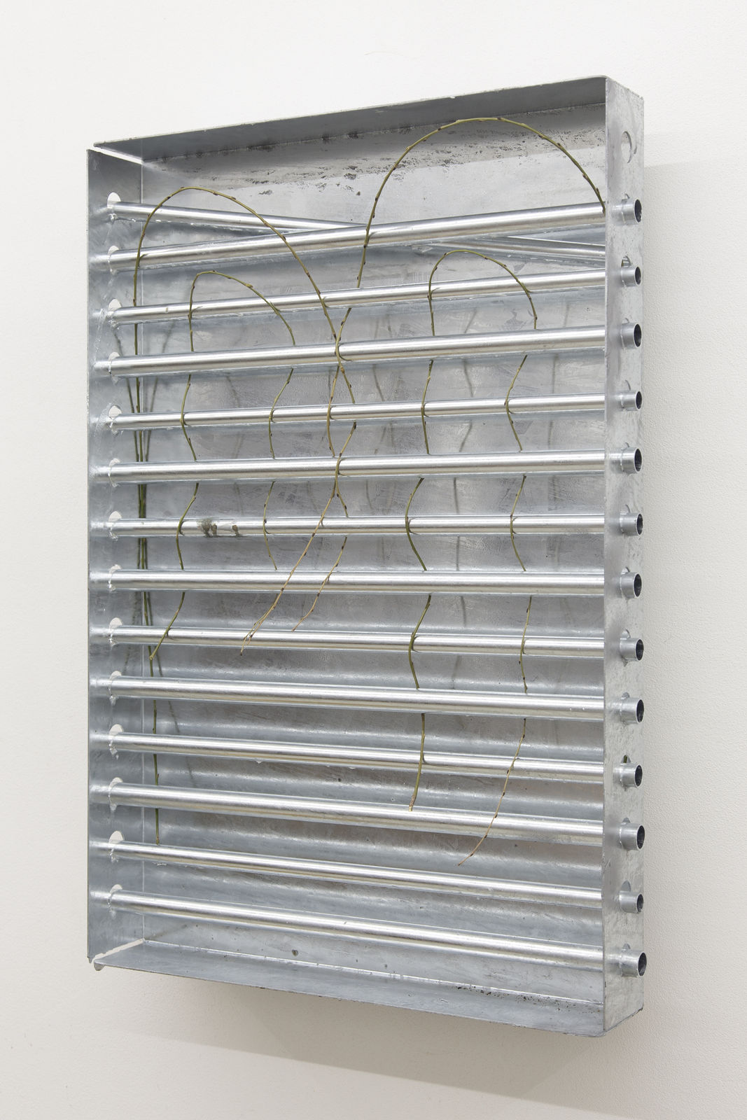 Luca Monterastelli, INT. A WAITING ROOM - NIGHT, COLD, HUMMING NEON LIGHTS FROM THE CEILING LM#0224, 2023