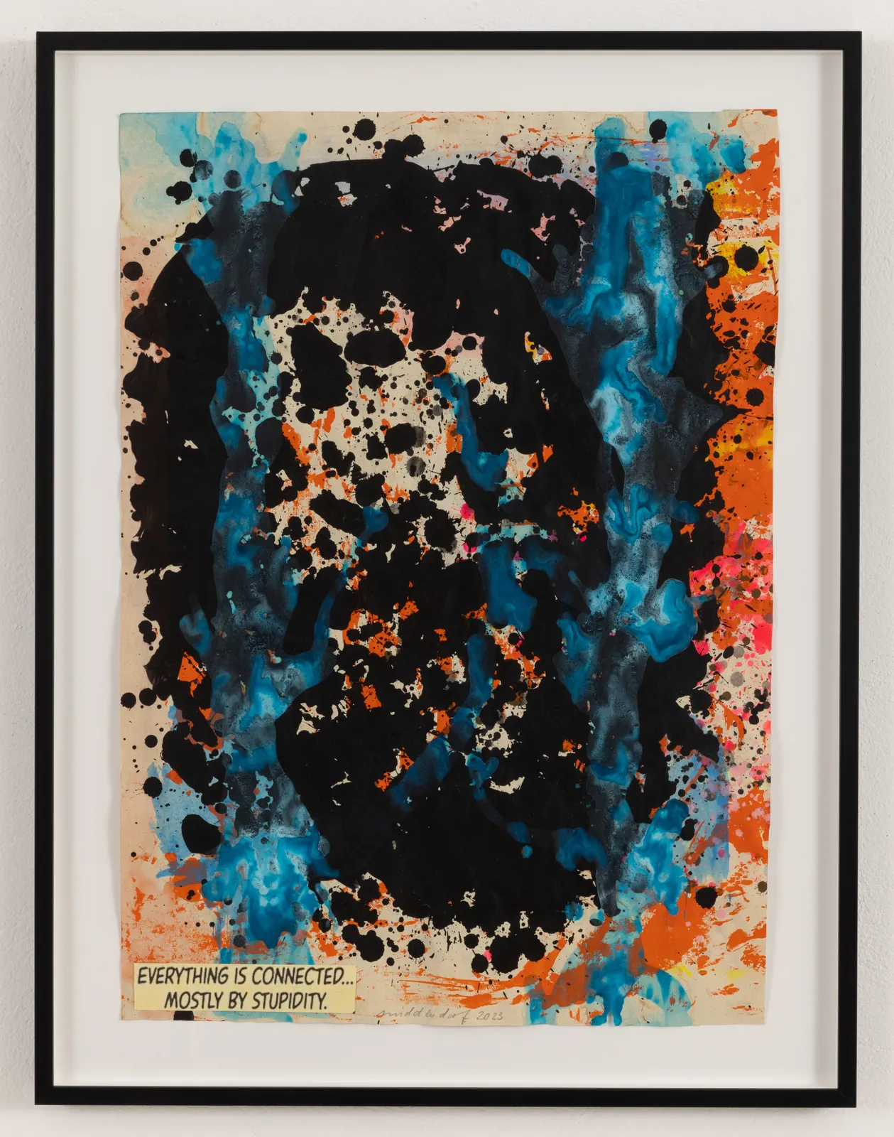 Helmut Middendorf, Untitled (Everything is...), 2023