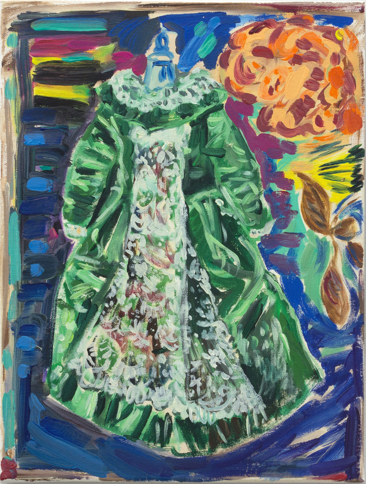 Gemma Browne, Trepidation (Green Dress), 2022