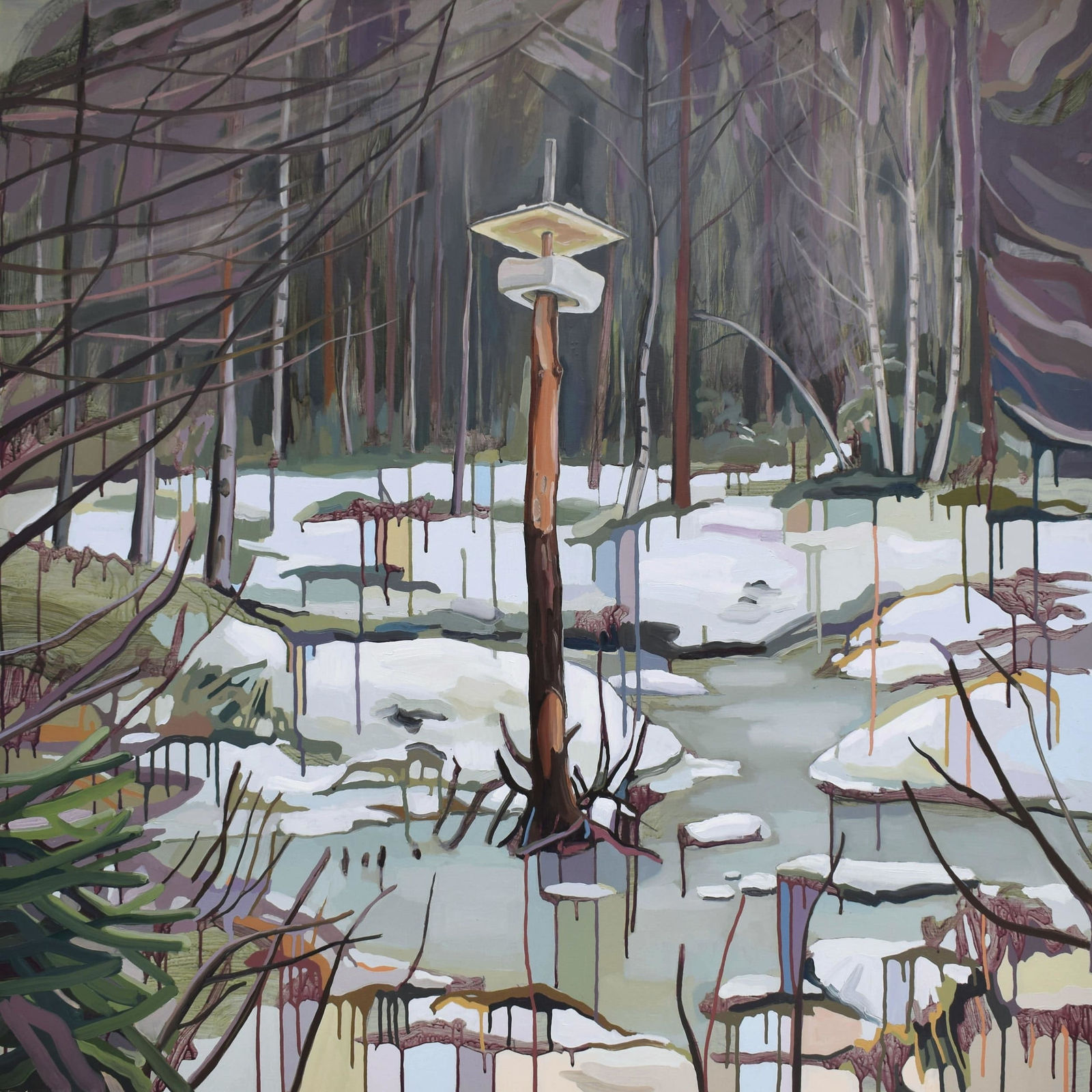 Cecilia Danell, Salt Lick in Winter, 2018