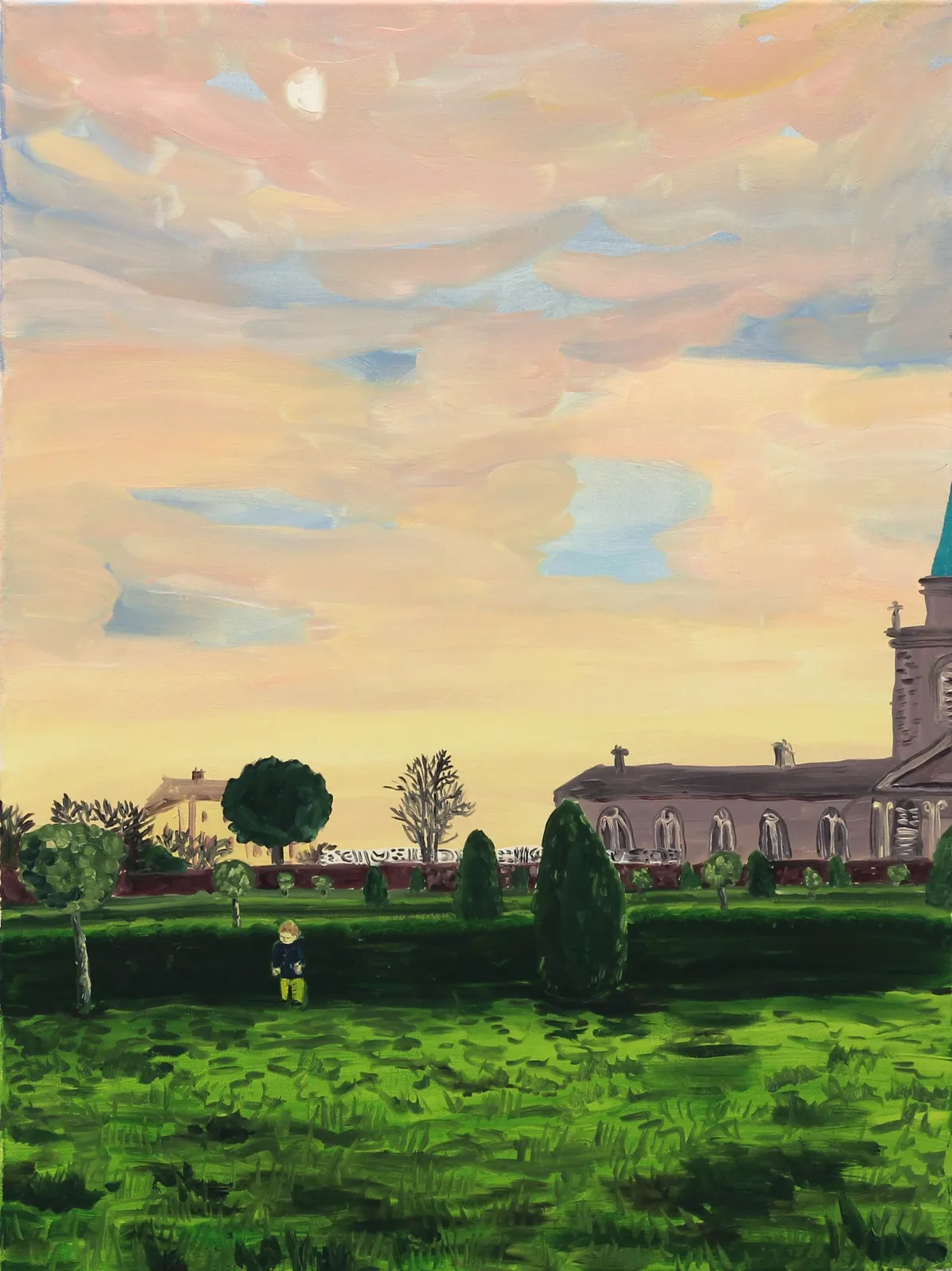 Kathy Tynan, The Moon On Her Path, The Train On Its Track , 2022