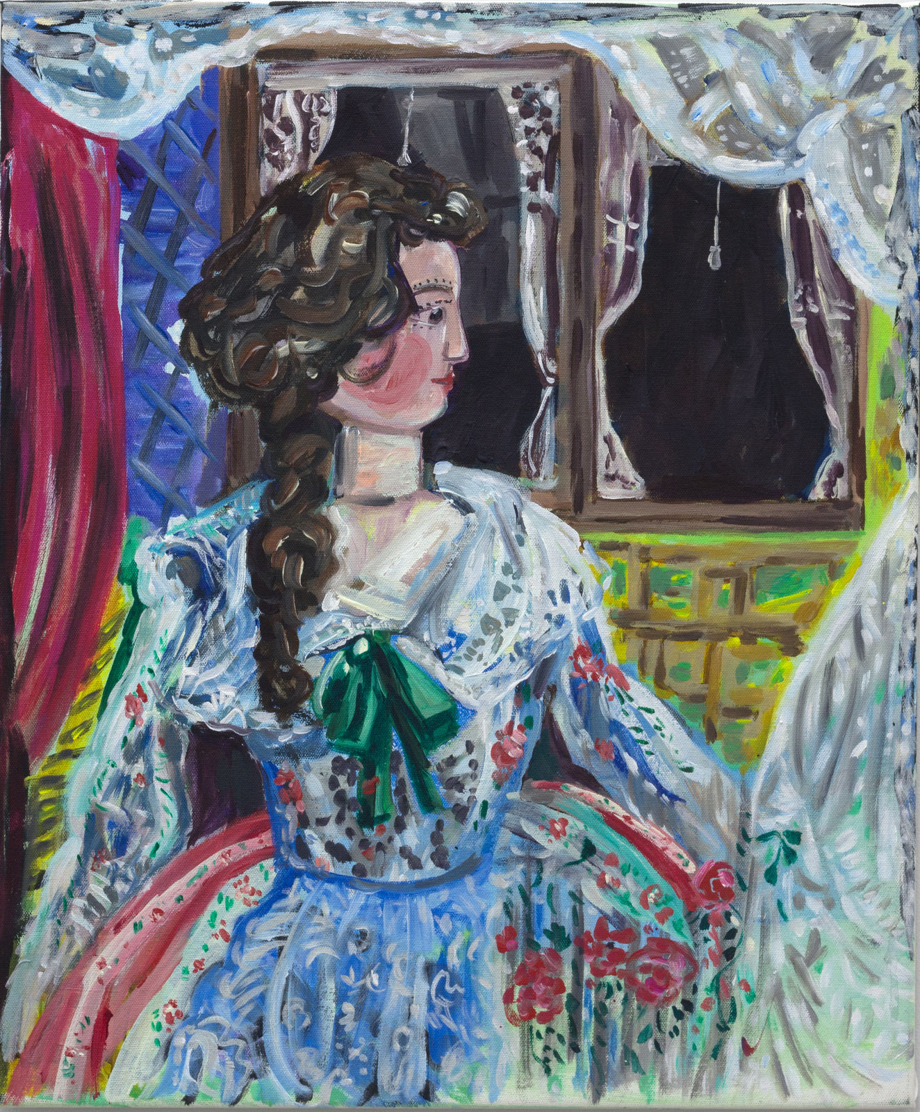 Gemma Browne, Lady and Lace, 2022