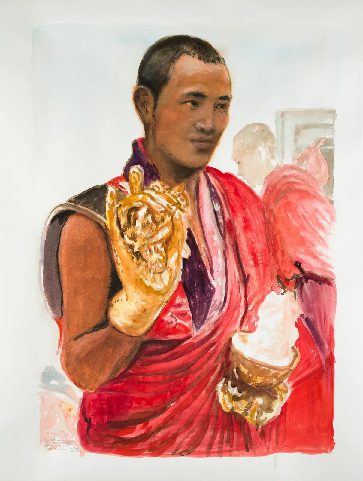 Margaret Corcoran, Golden Hand - Bhutan 1974, May 2020