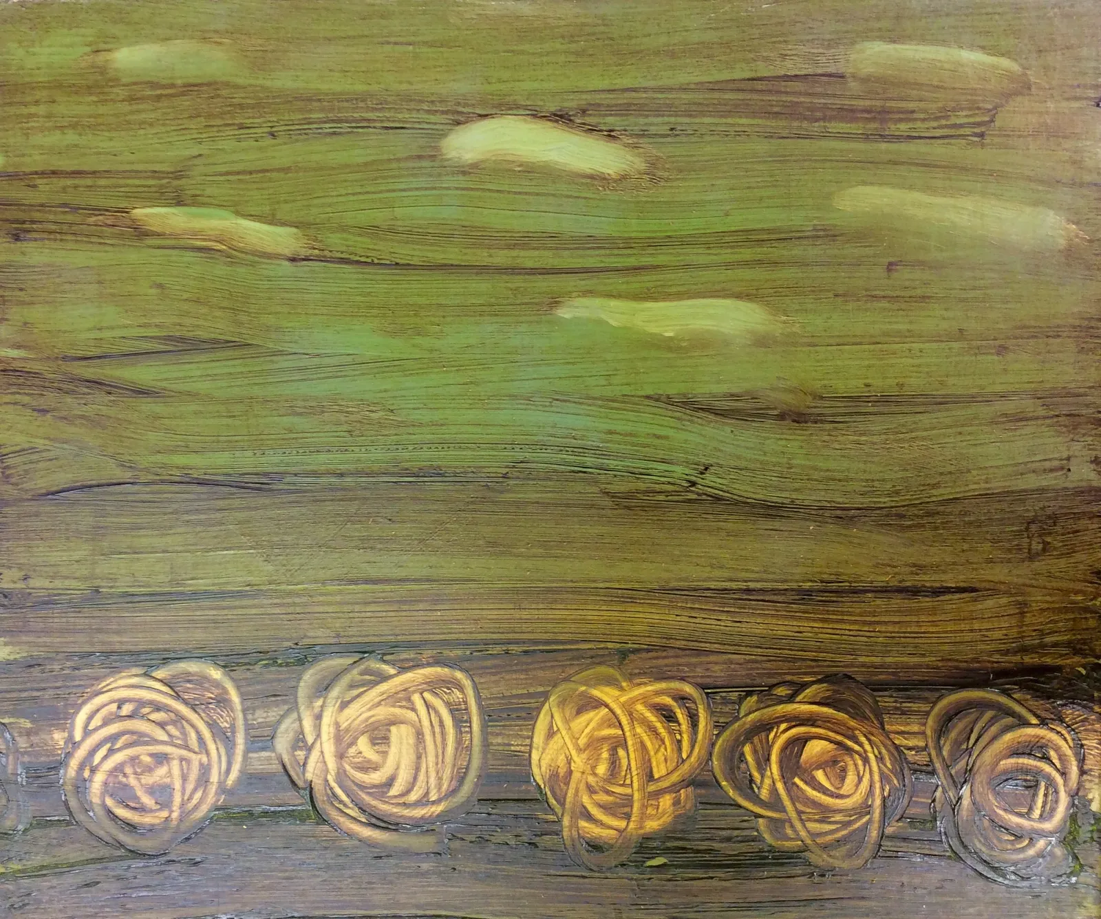 Robert Armstrong, Six Isobels in a Landscape, 2013