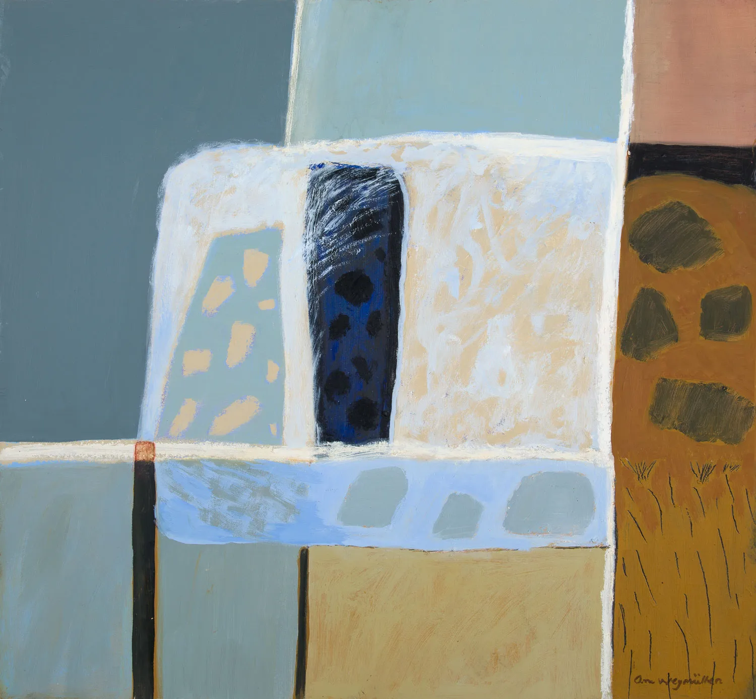 Ann Wegmuller snow on the beach