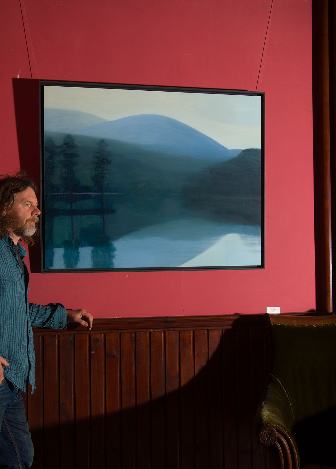 Jane MacNeill, Loch with Hidden Island (Loch an Eilein), 2019