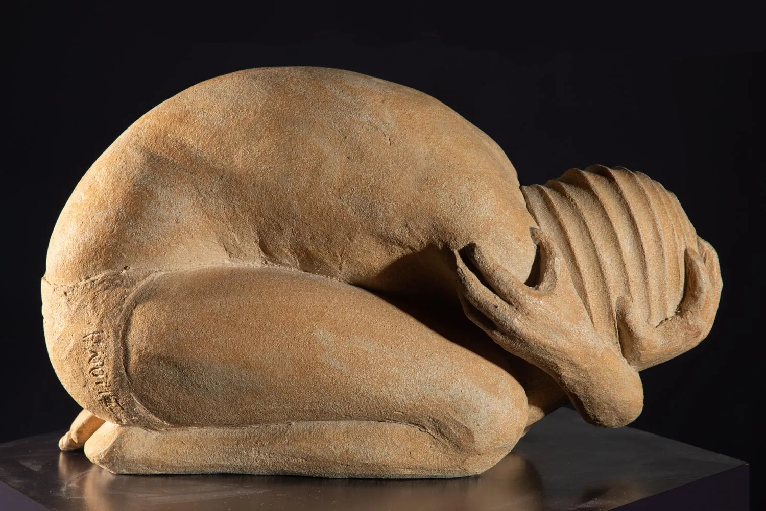 Illona Morrice, Crouching Figure, 2021