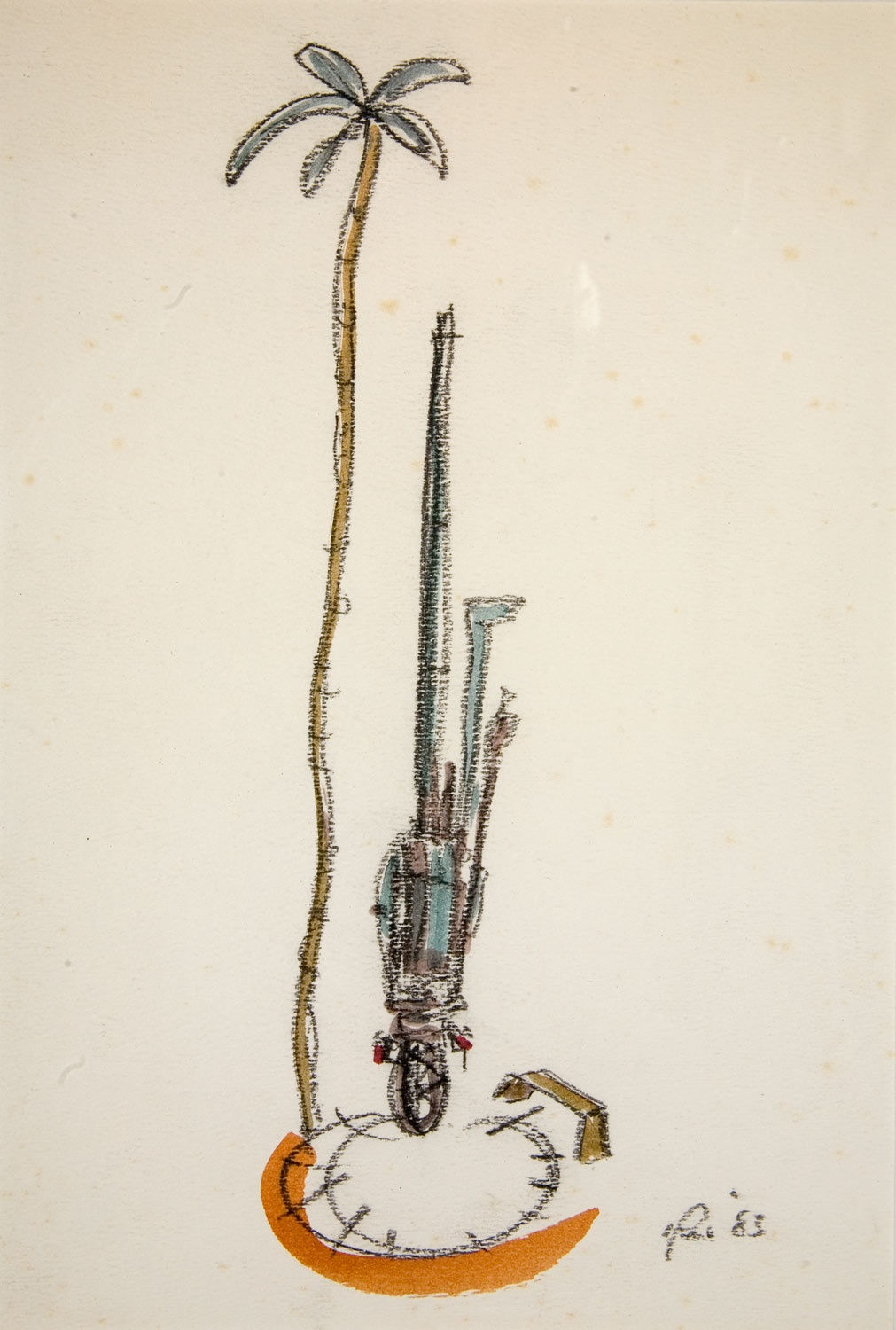 George Wyllie, Loco and Palm 2, 1983