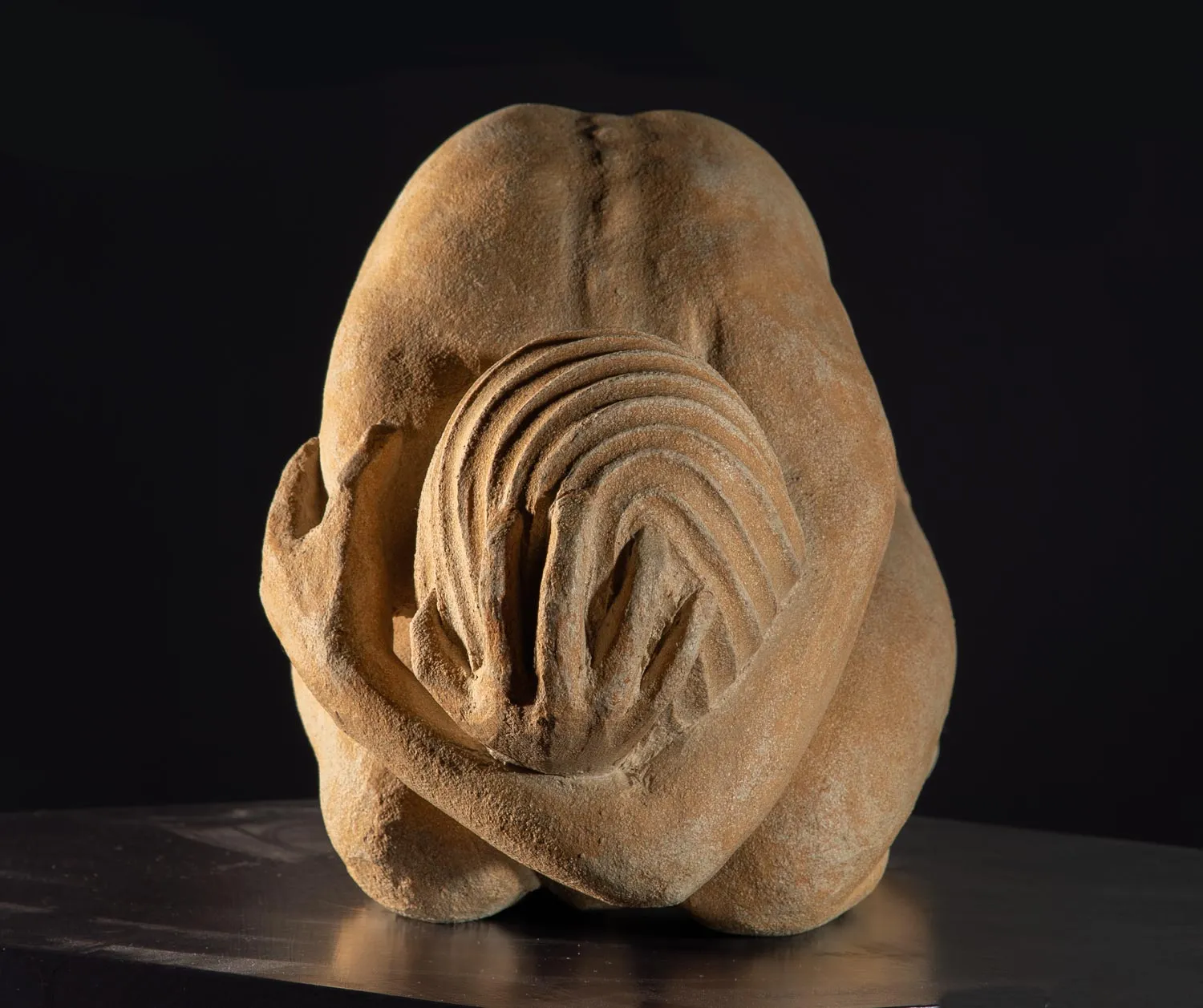 Illona Morrice, Crouching Figure, 2021