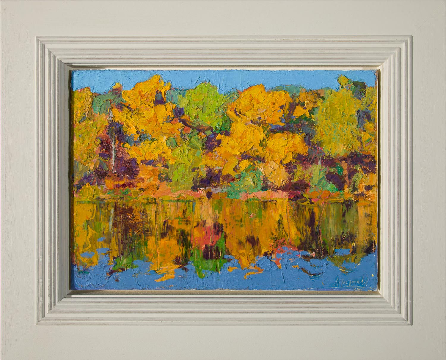 Allan MacDonald, river idyll, Eskadale, 2021