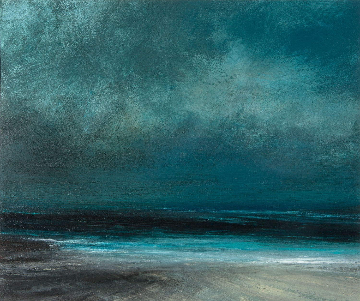 Ruth Brownlee, Evening Twilight on Quendale Beach