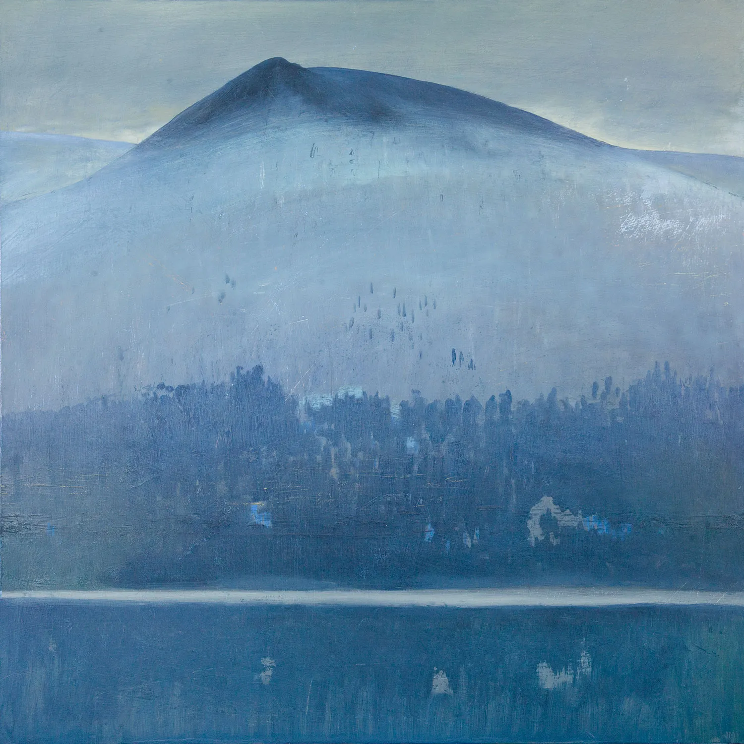 Jane MacNeill, Grey Peak with Reflection