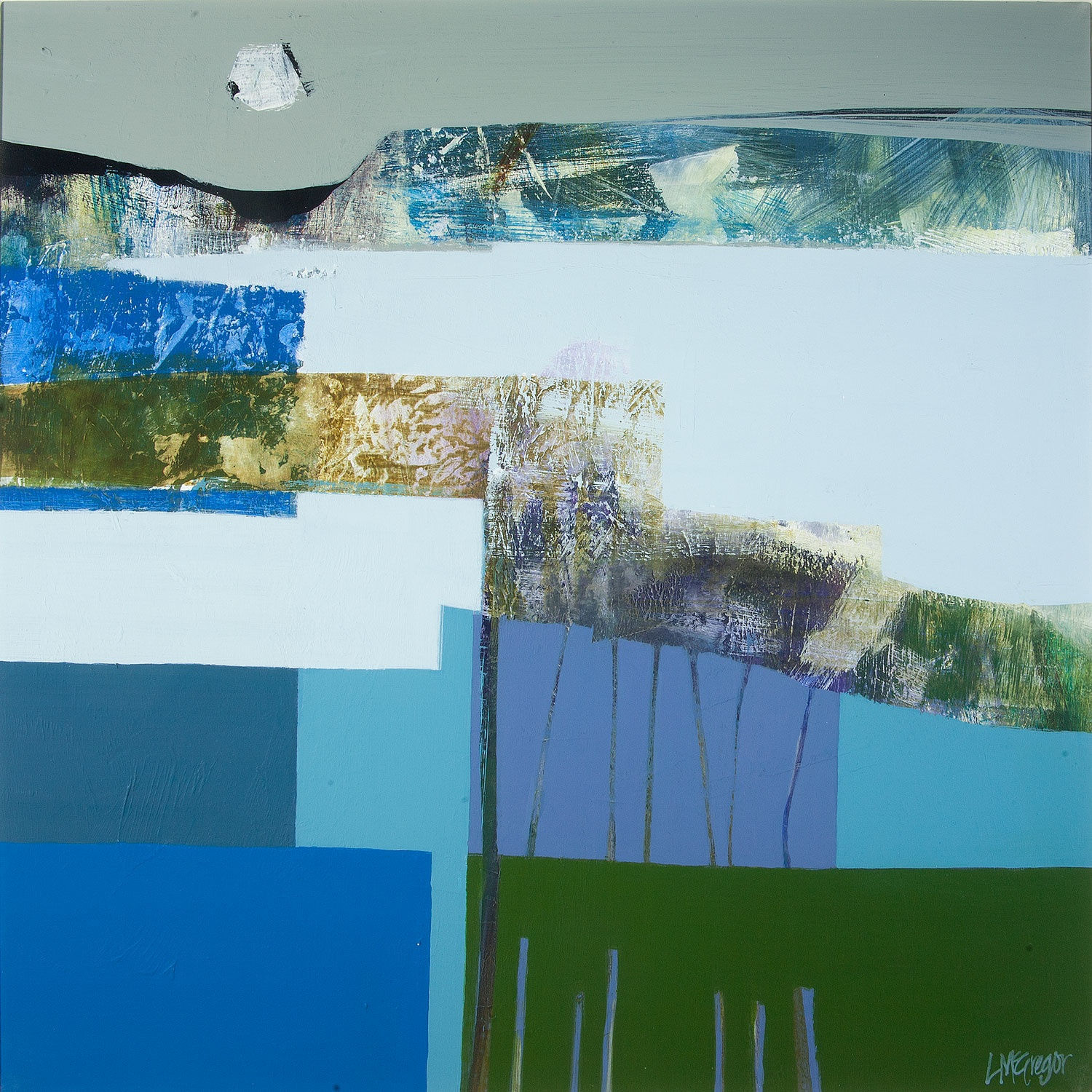 Lynn McGregor RSW, Sun over Water