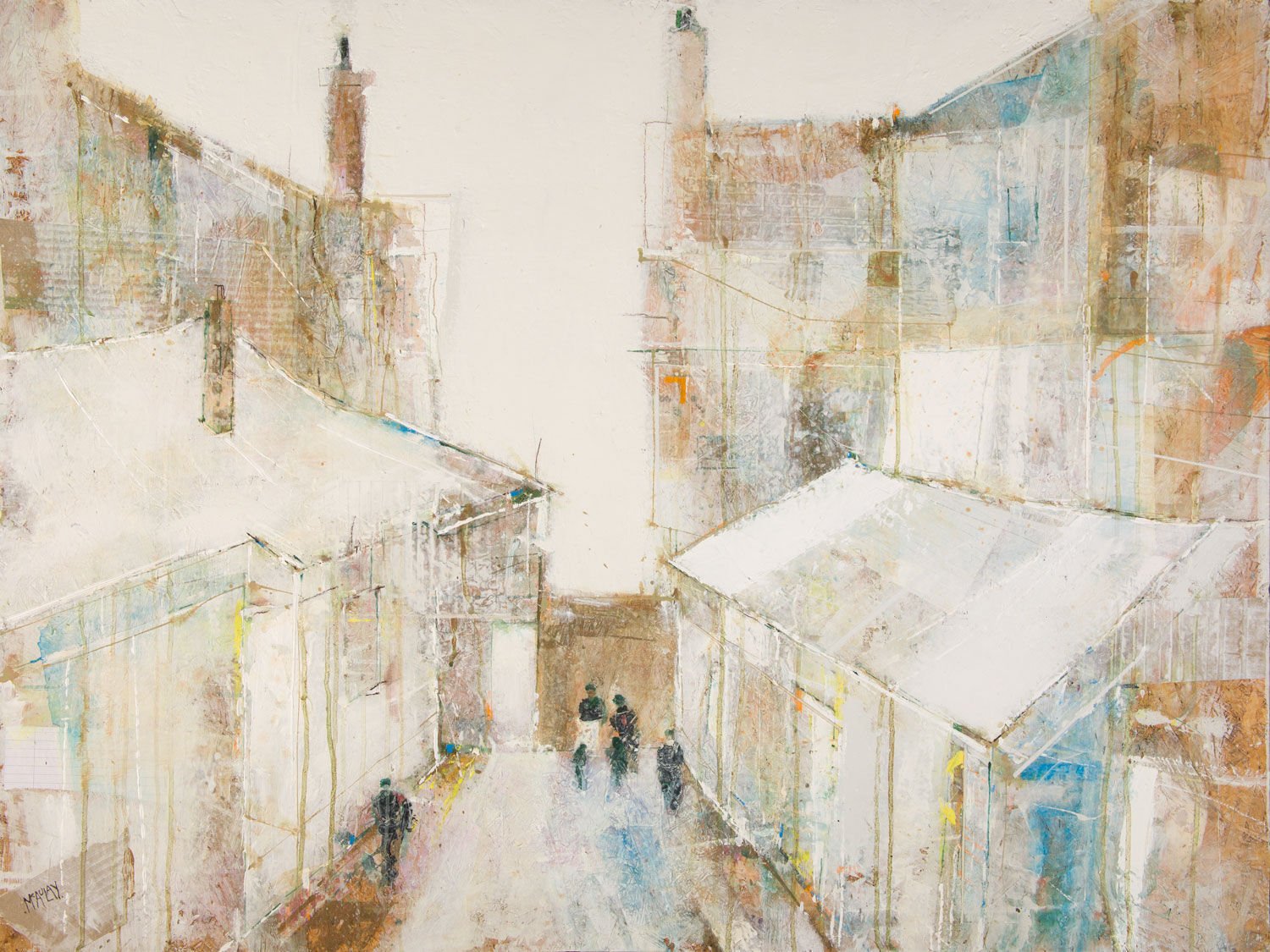 Robert McAulay, White Roofs 2, 2019