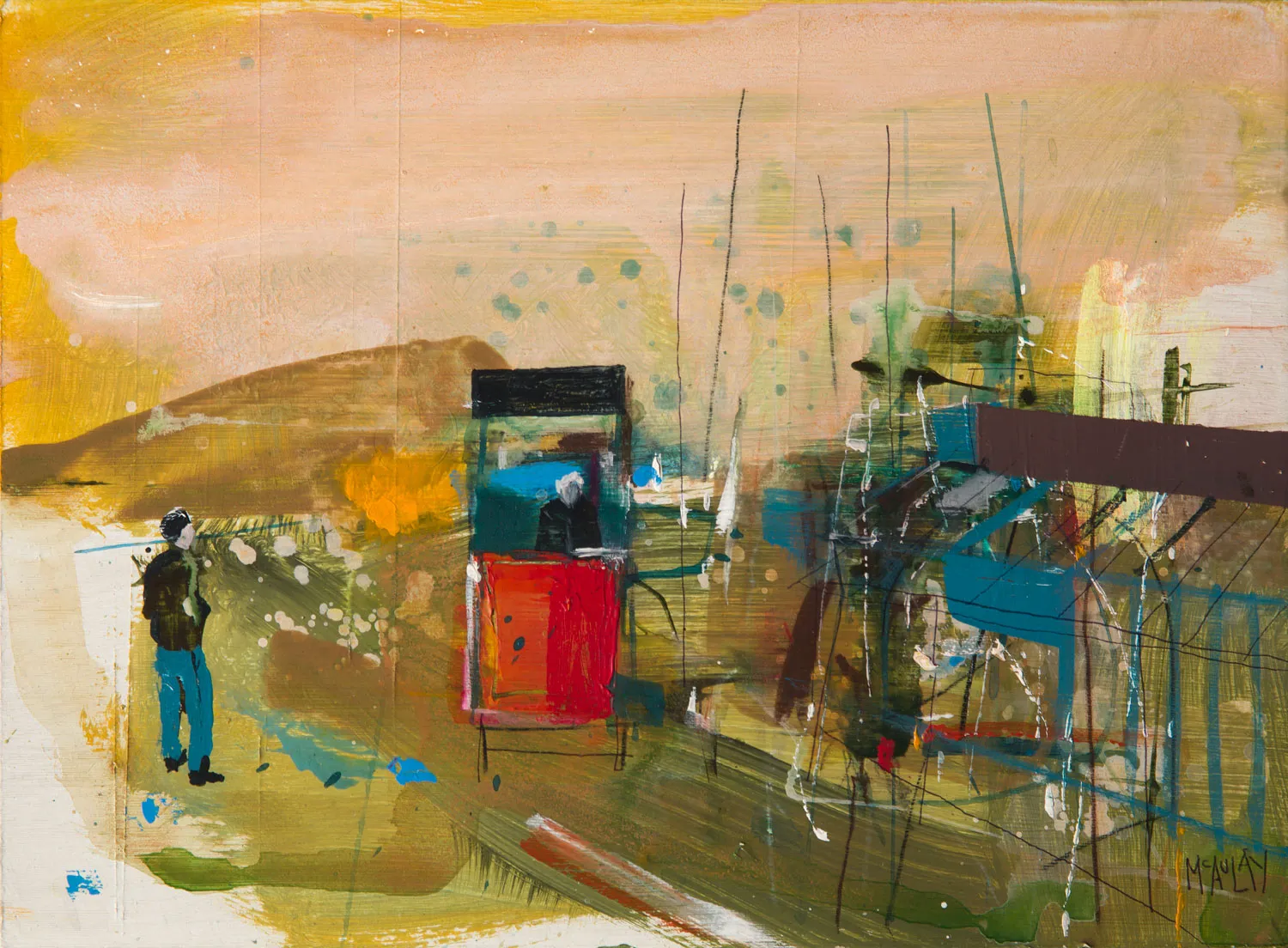 ROBERT MCAULAY artist | remote kiosk | Kilmorack Gallery