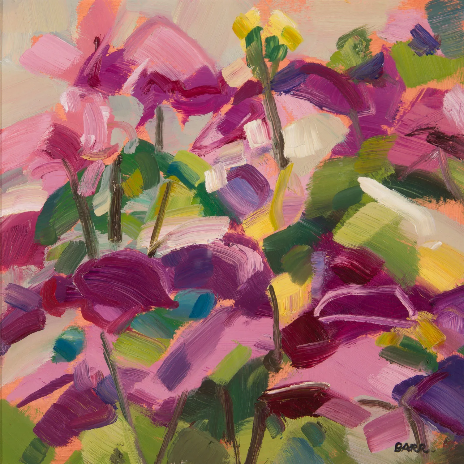 Shona Barr, Pink Clematis (study), 2019