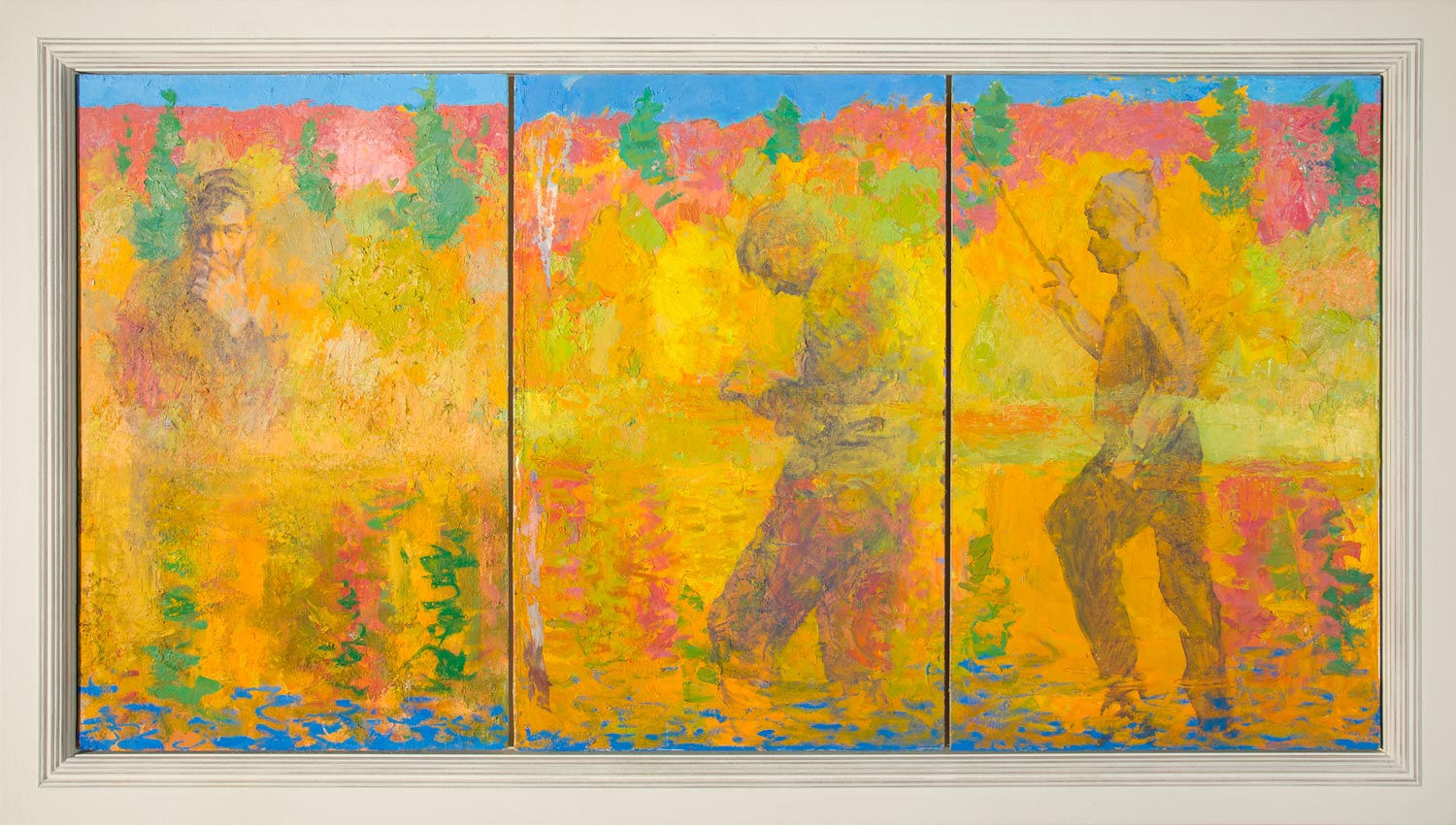 Allan MacDonald, mirage triptych, 2021