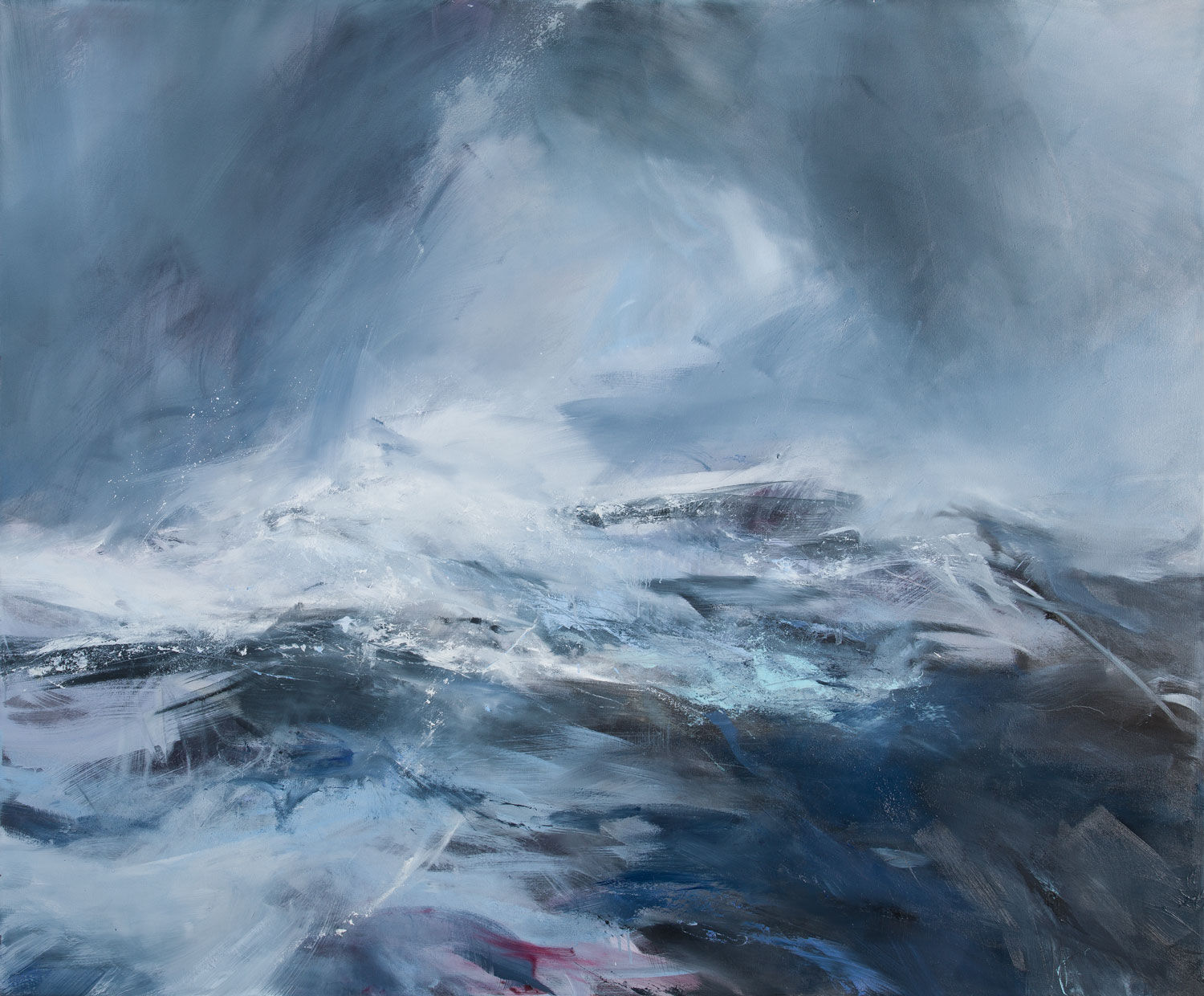 Janette Kerr, Surge of sea and ice, 2021
