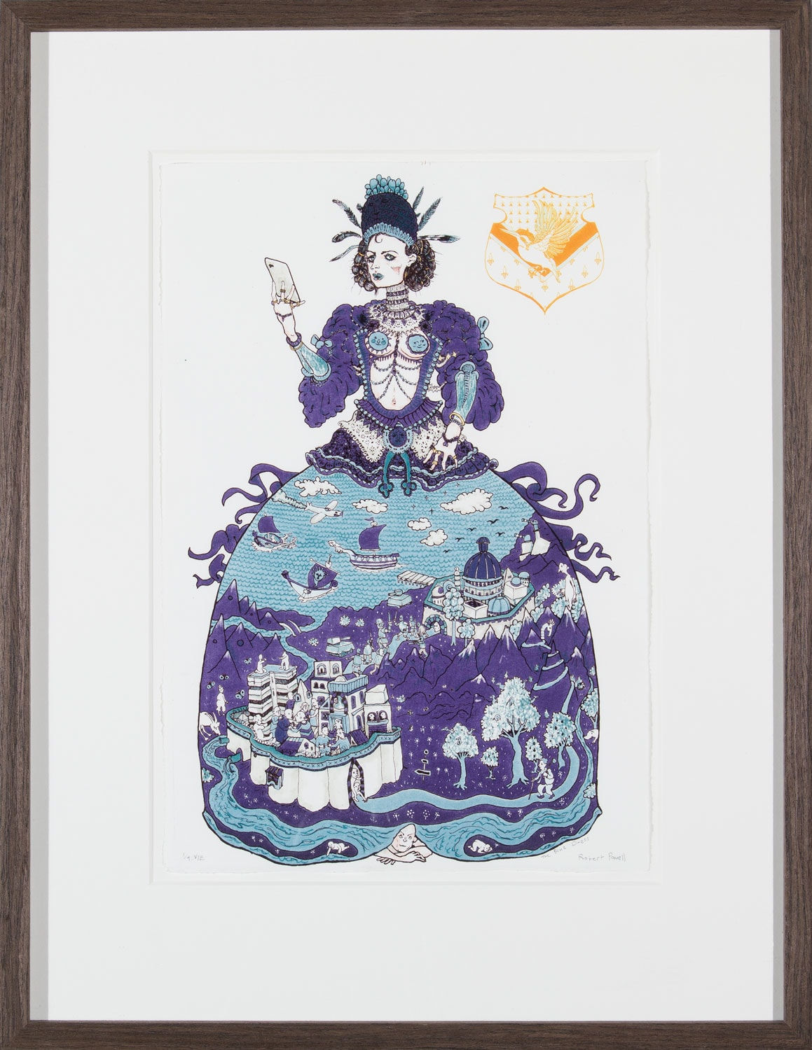 Robert Powell, The Blue Dress , 2022