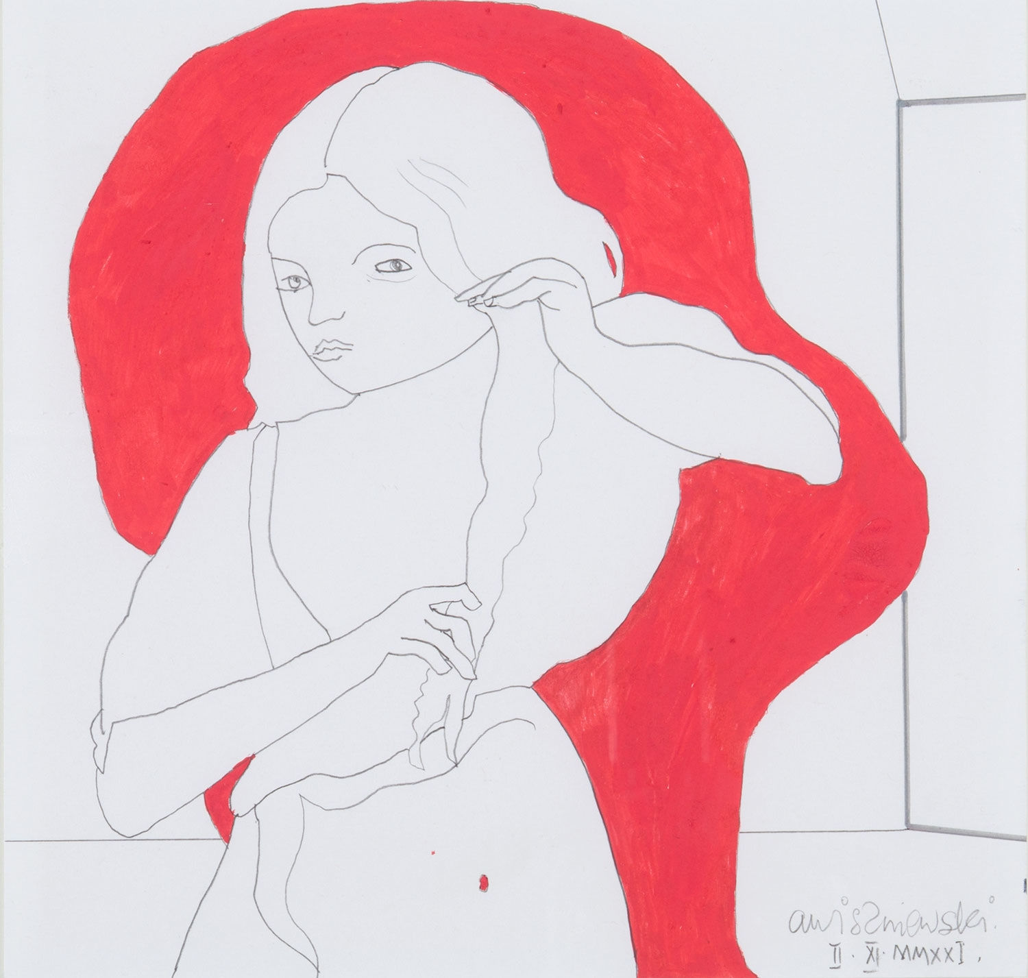 Adrian Wiszniewski | Girl in the Mirror